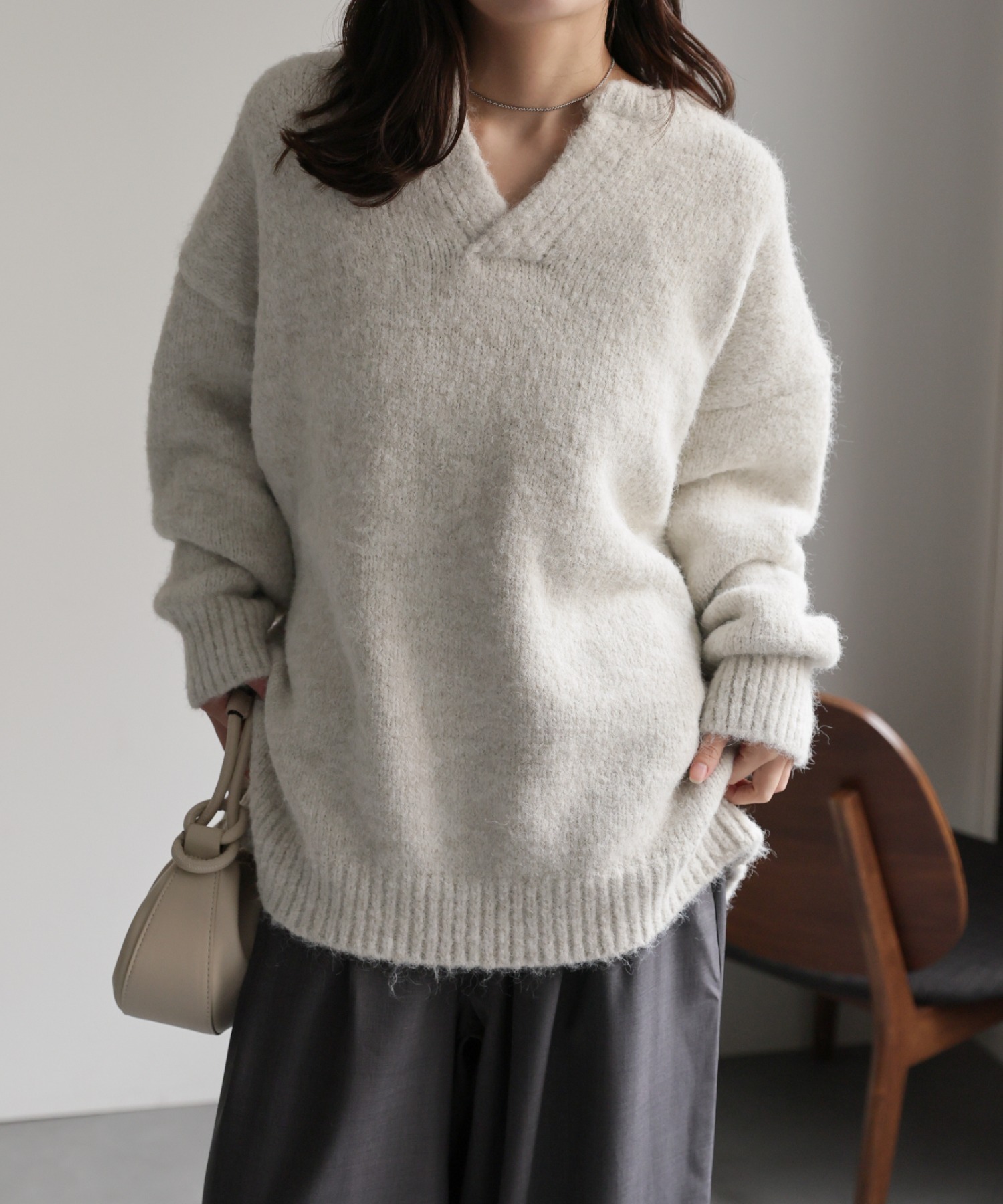 model：156cm 着用サイズ：FREE