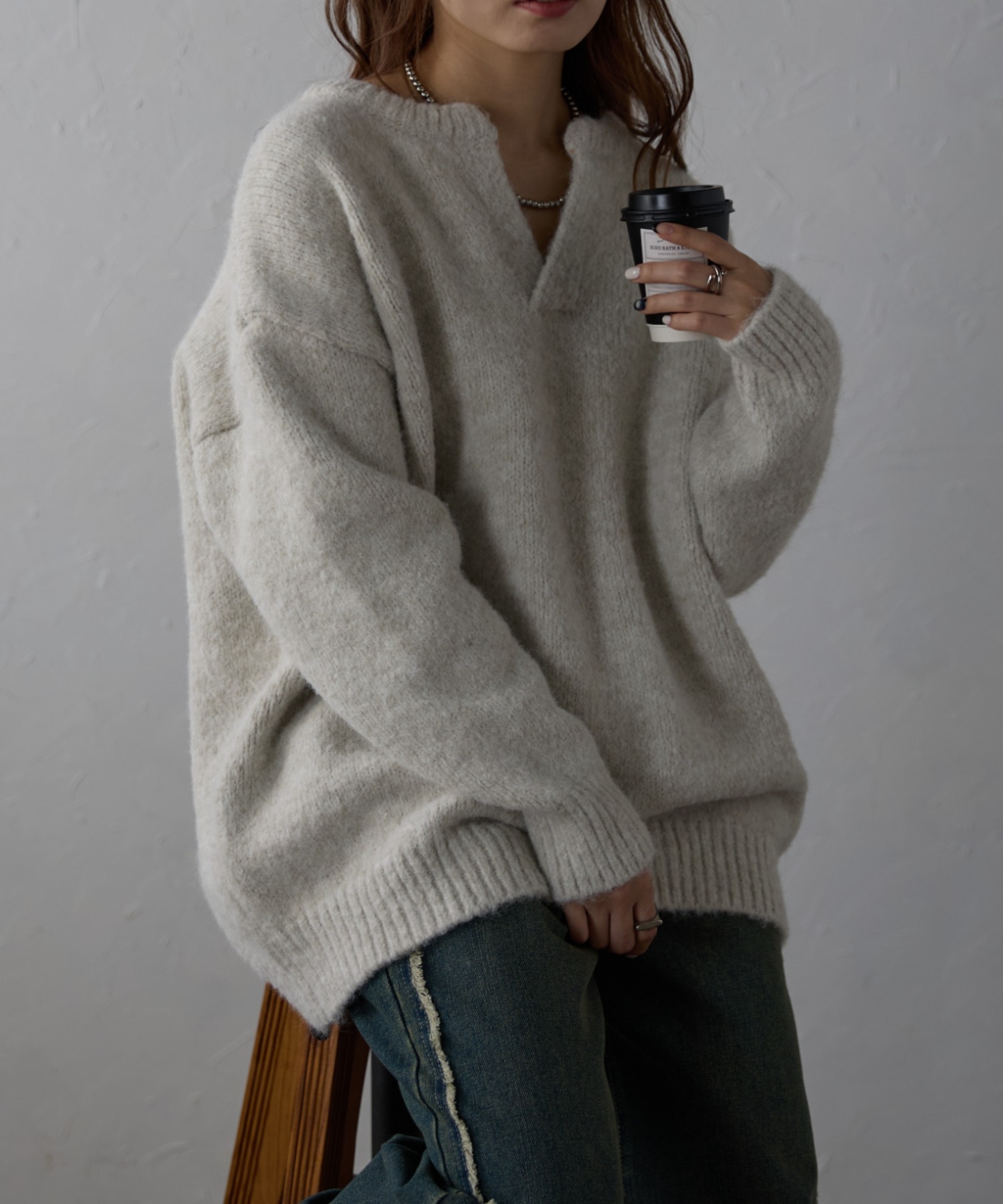 model：158cm 着用サイズ：FREE