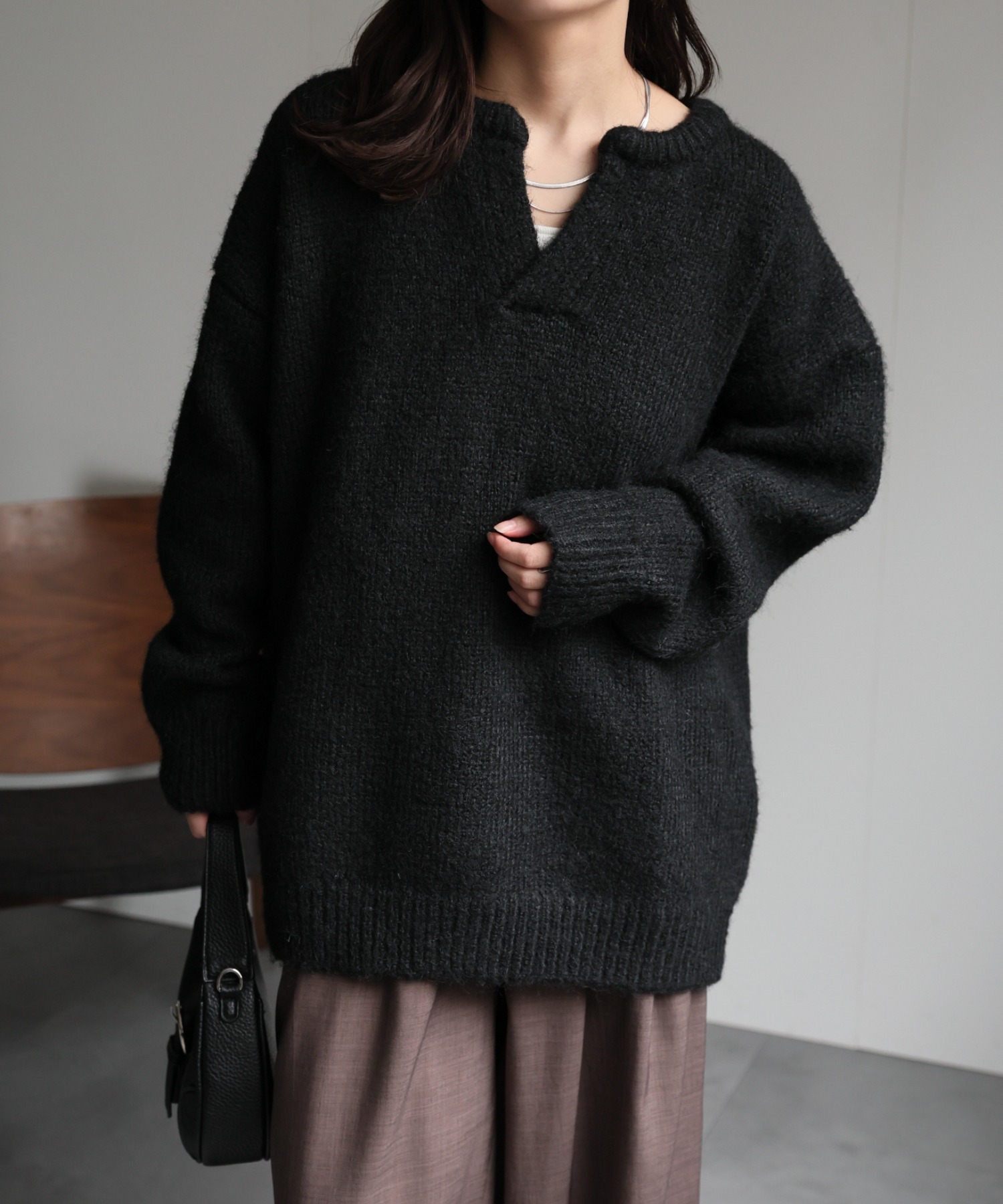 model：156cm 着用サイズ：FREE