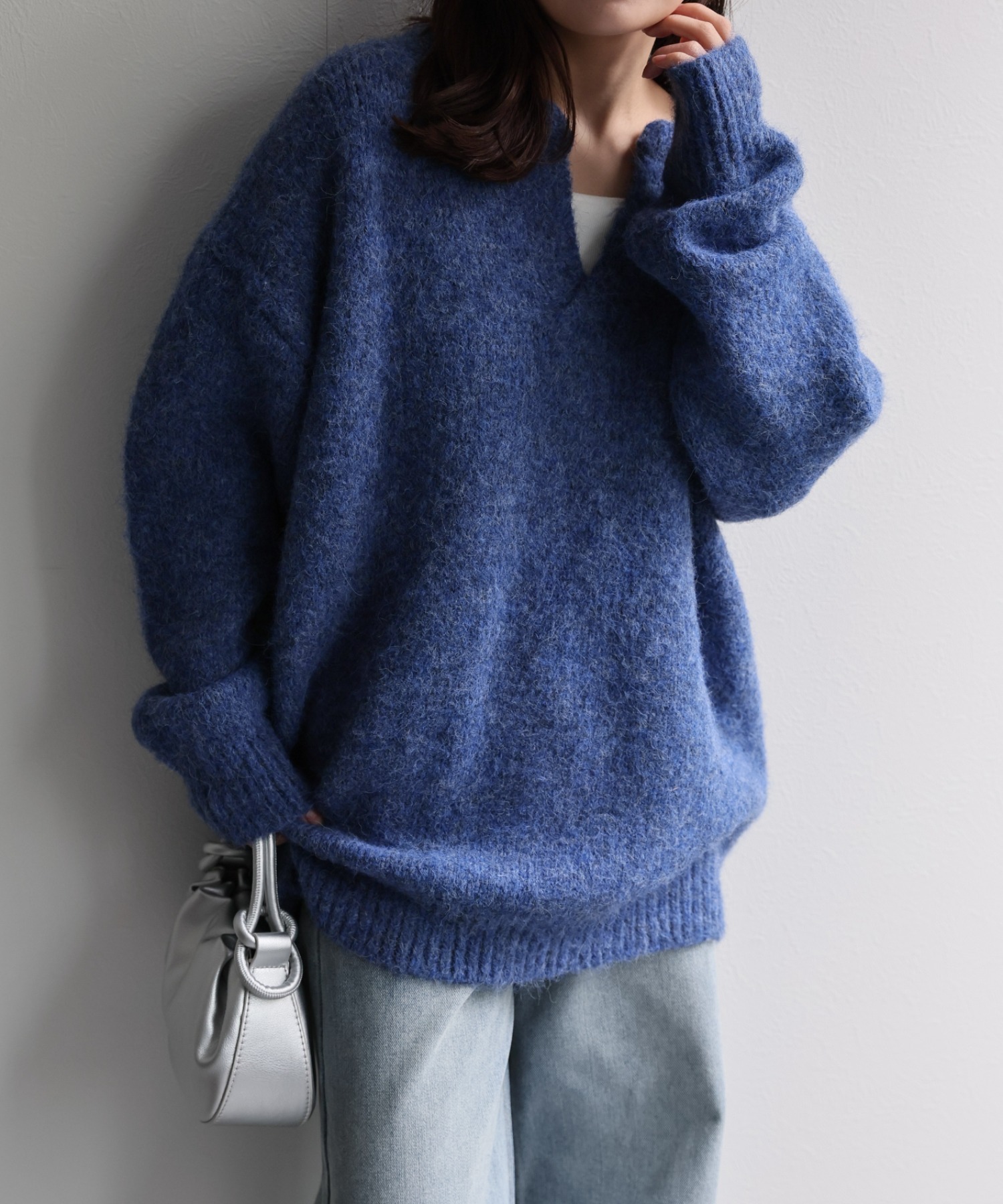 model：156cm 着用サイズ：FREE