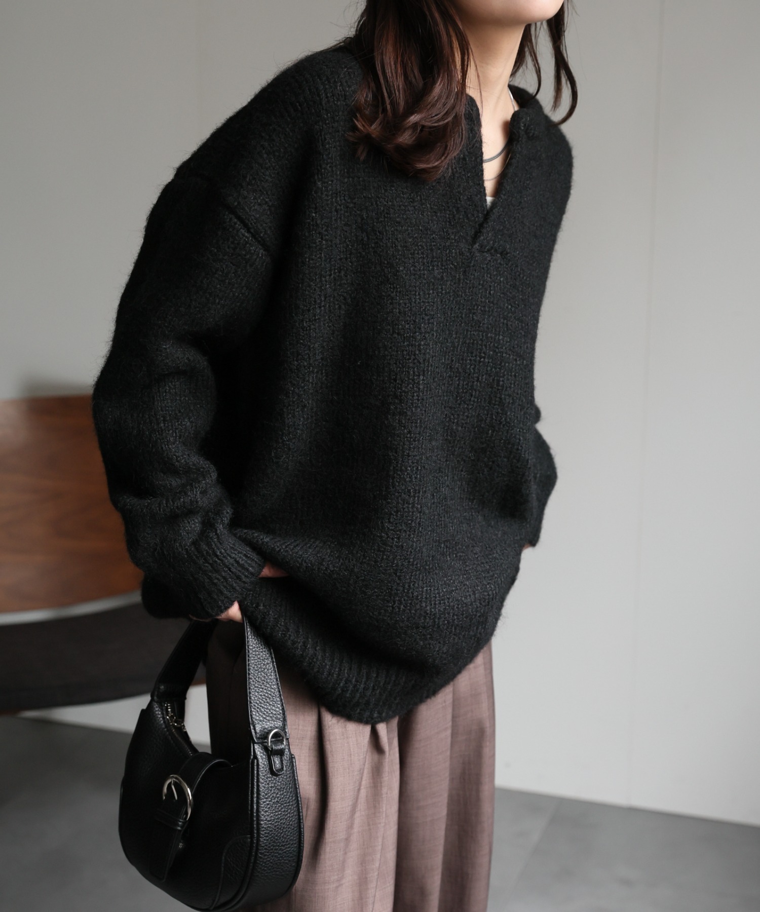 model：156cm 着用サイズ：FREE