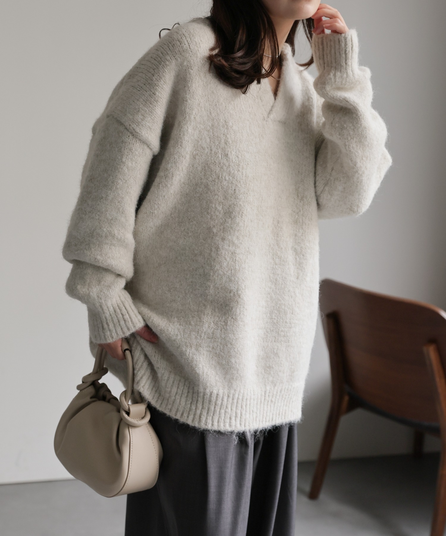 model：158cm 着用サイズ：FREE