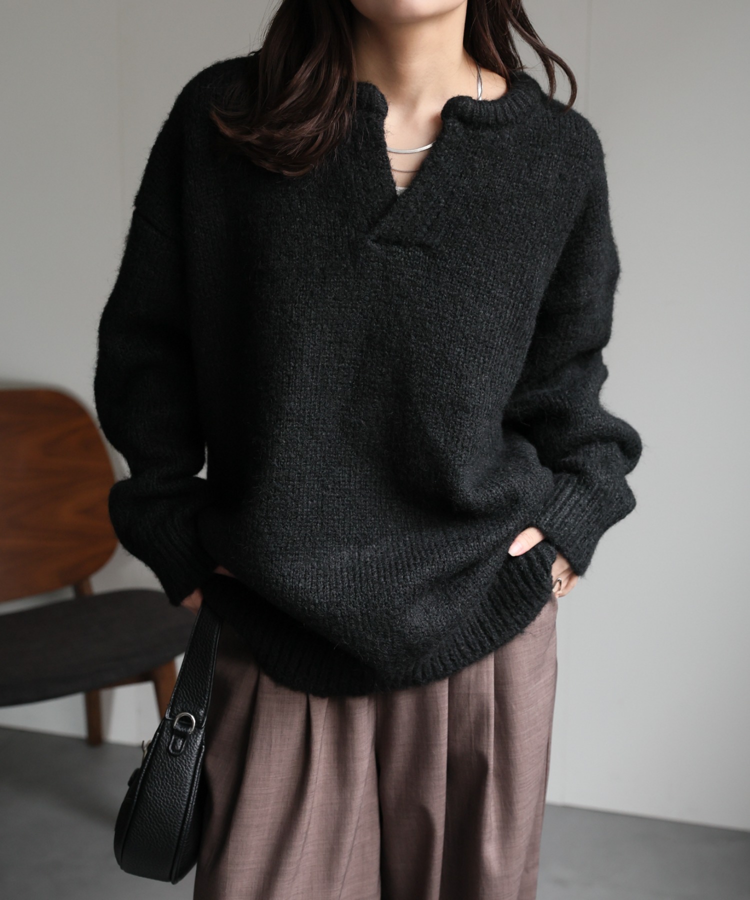 model：156cm 着用サイズ：FREE