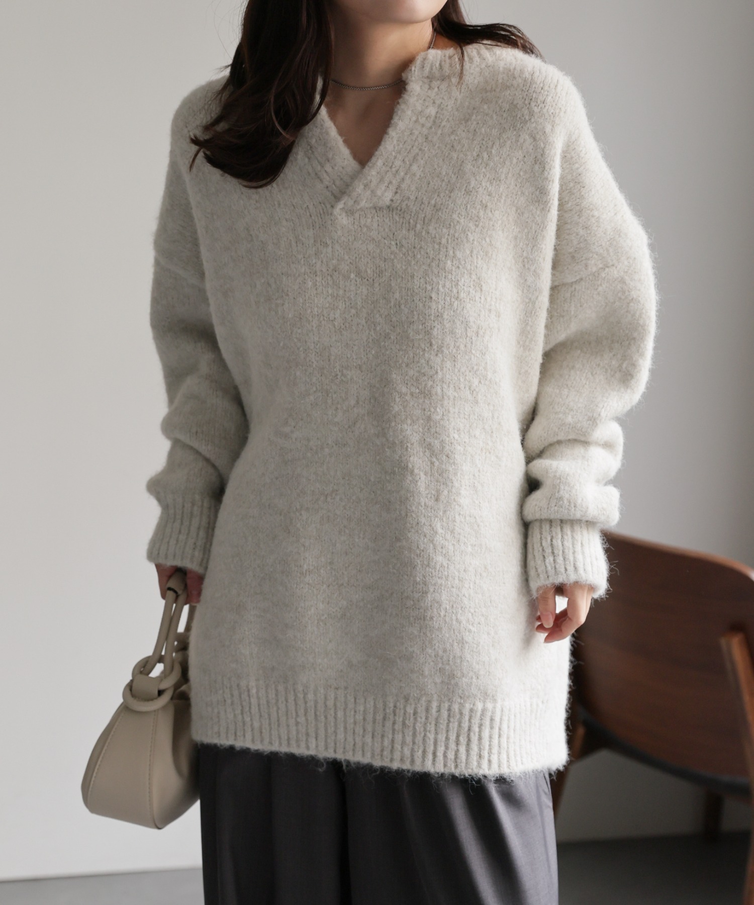 model：156cm 着用サイズ：FREE
