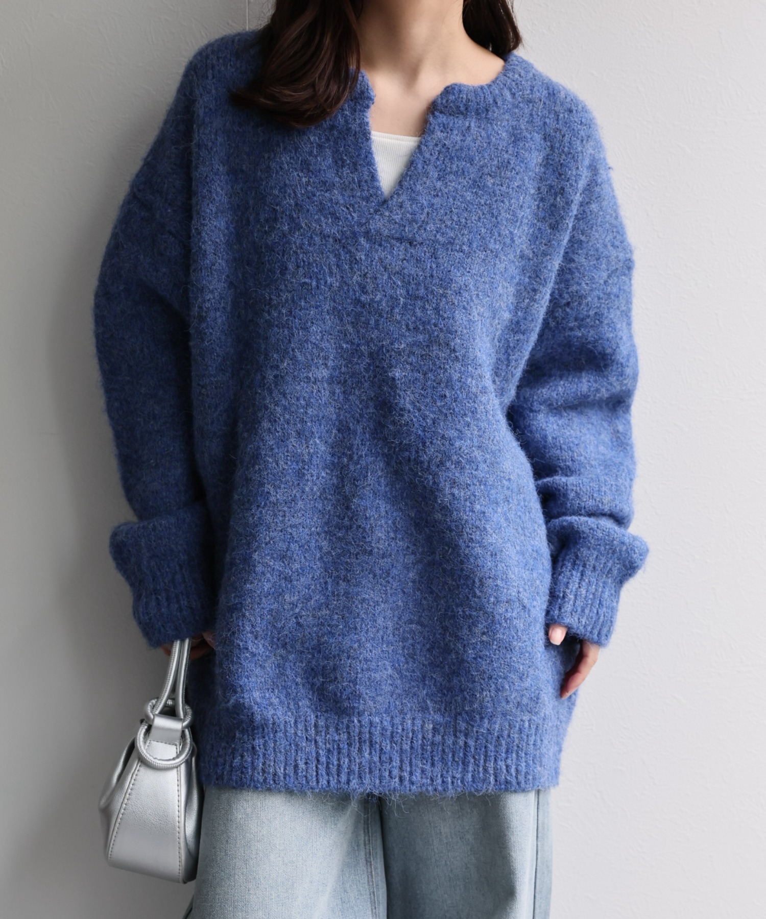 model：156cm 着用サイズ：FREE