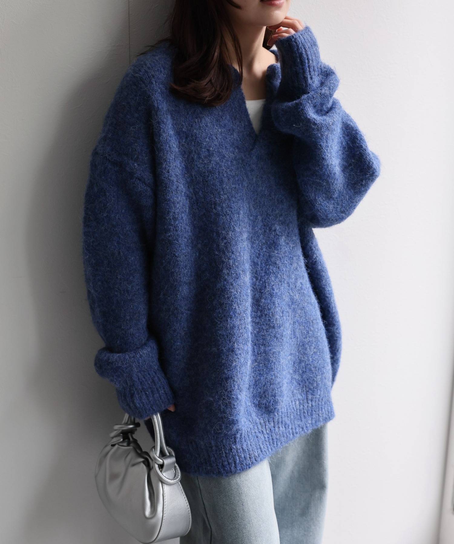 model：156cm 着用サイズ：FREE