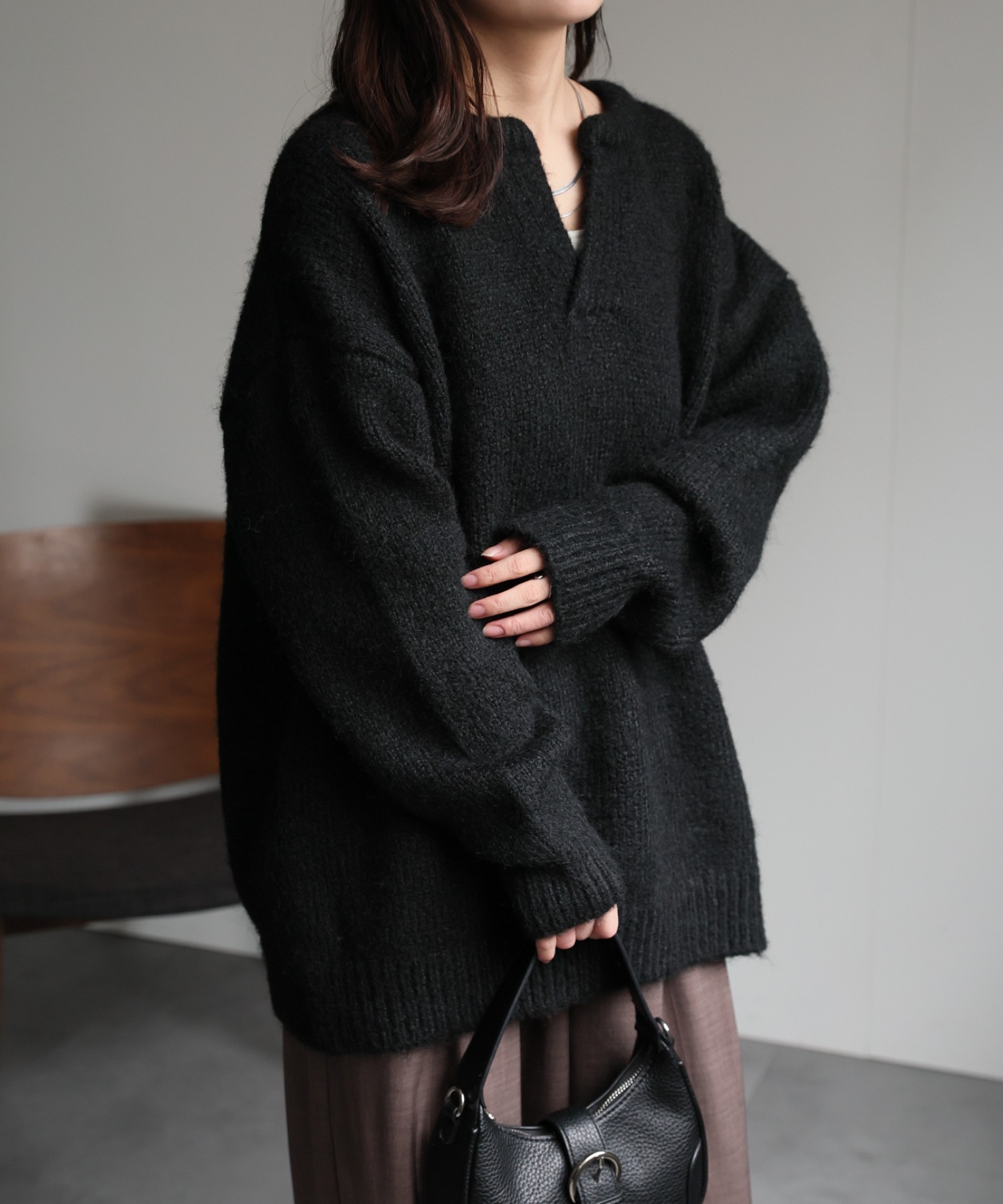 model：156cm 着用サイズ：FREE