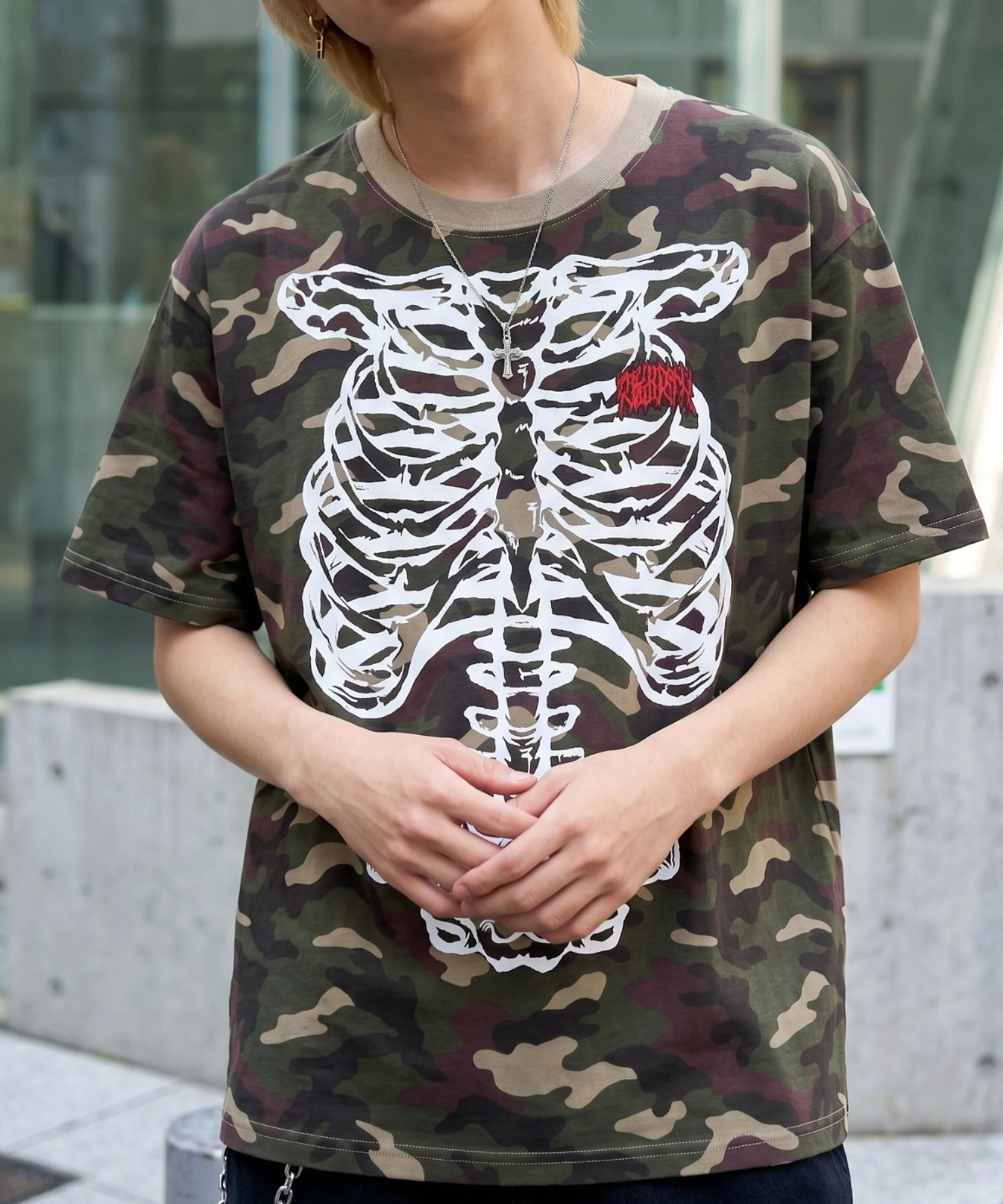 A'GEM/9 × .kom 『FREEDEE/フリーディー』スケルトングラフィック T