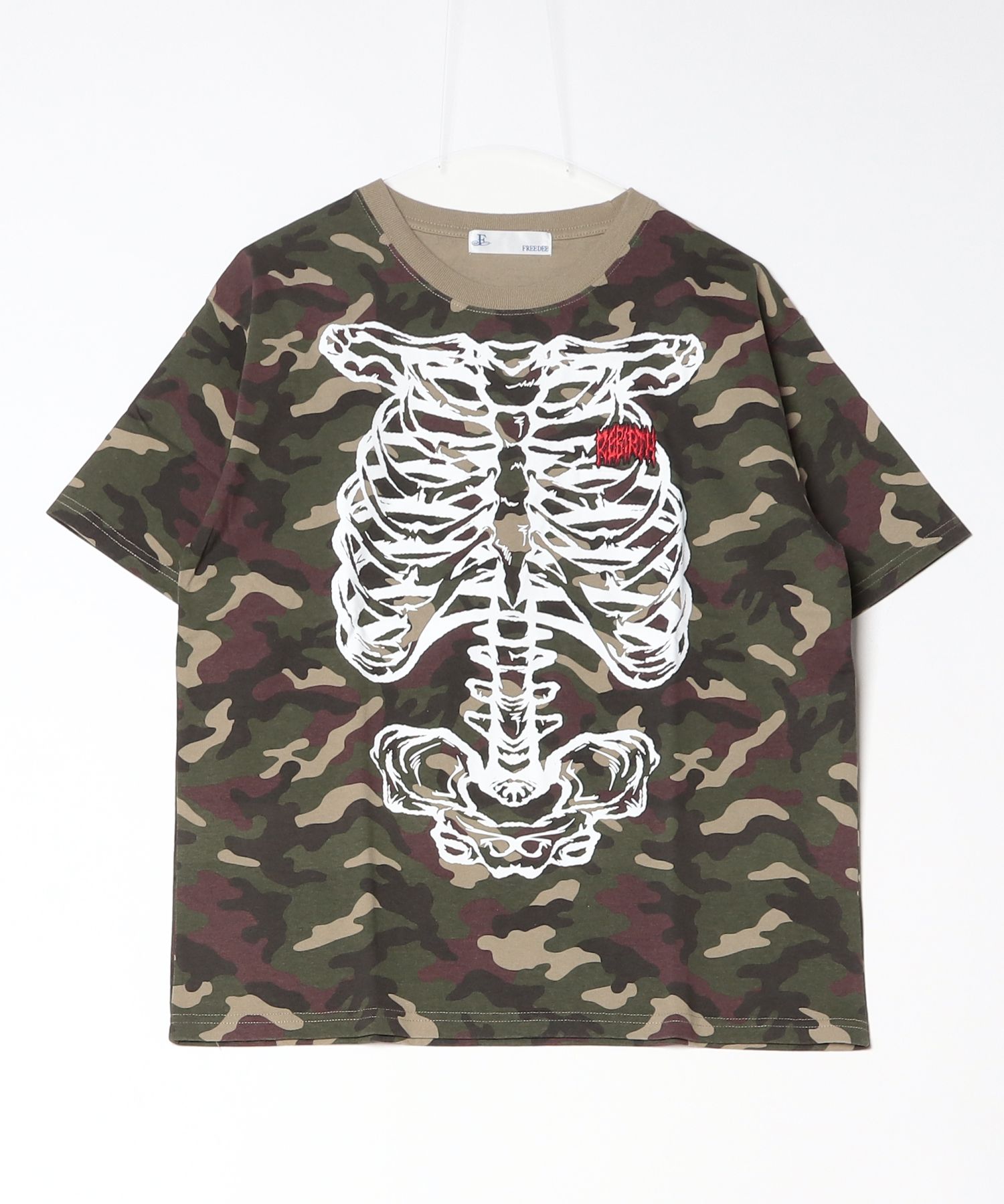 A'GEM/9 × .kom 『FREEDEE/フリーディー』スケルトングラフィック T