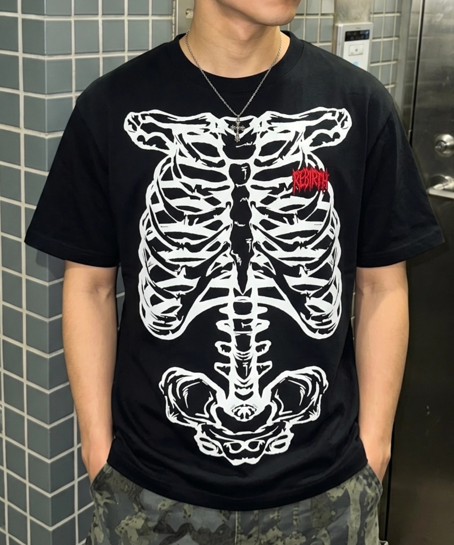 A'GEM/9 × .kom 『FREEDEE/フリーディー』スケルトングラフィック T