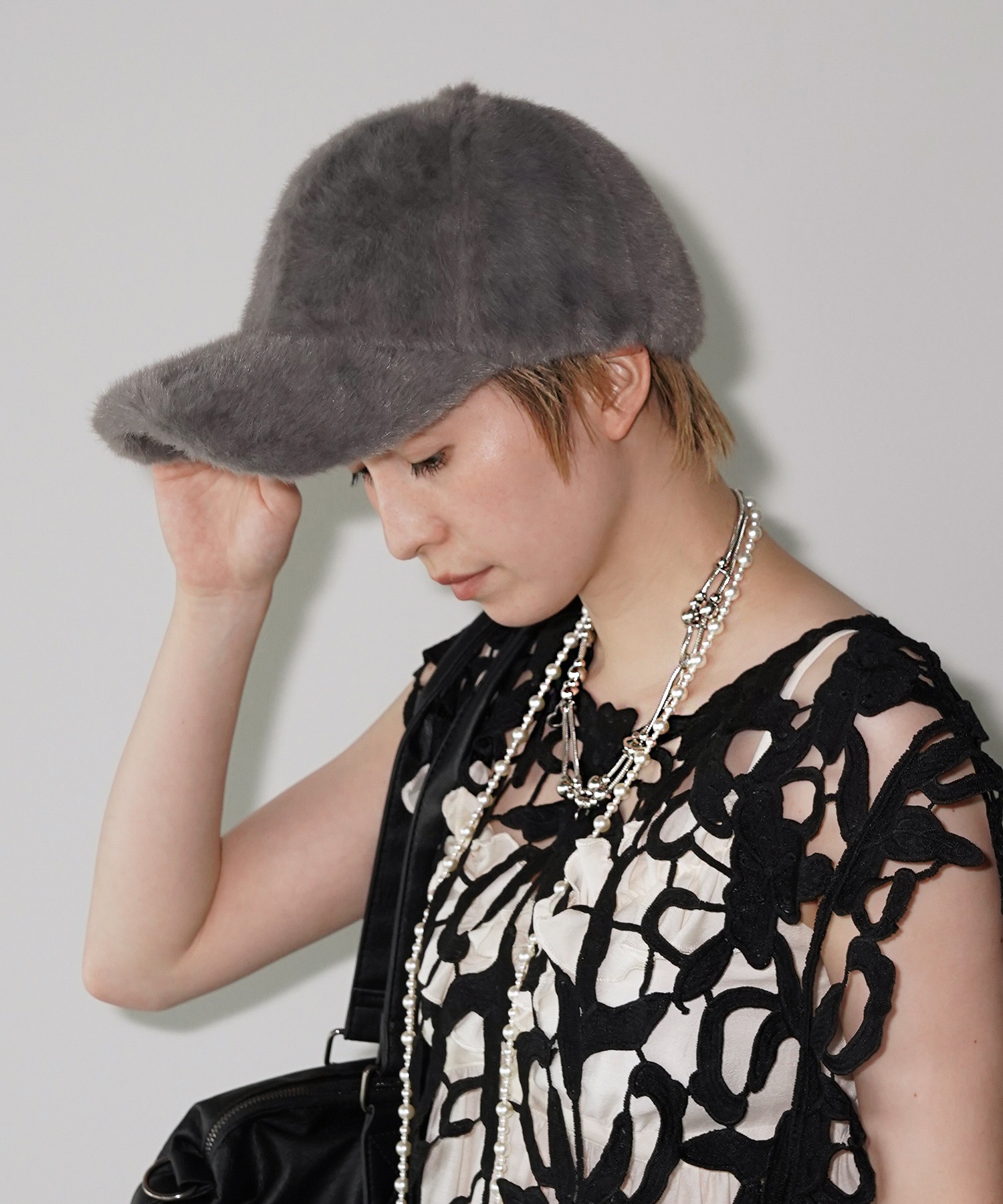 フェイクファーキャップ cha26a017-ファッション通販サイト-chuclla