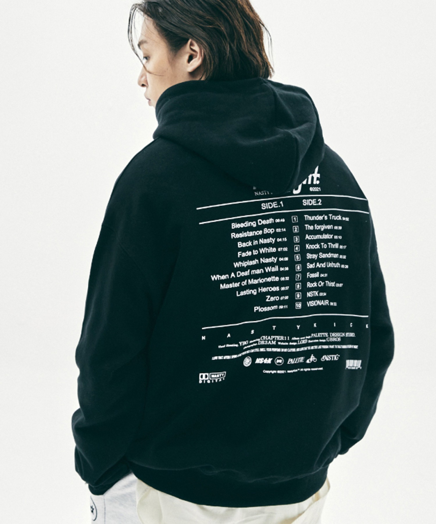 Nastykick Ns K ナスティーキック 上品 Like Fury Hoodie プルオーバーパーカー バックロゴ フーディー フロント ユニセックス 韓国ブランド