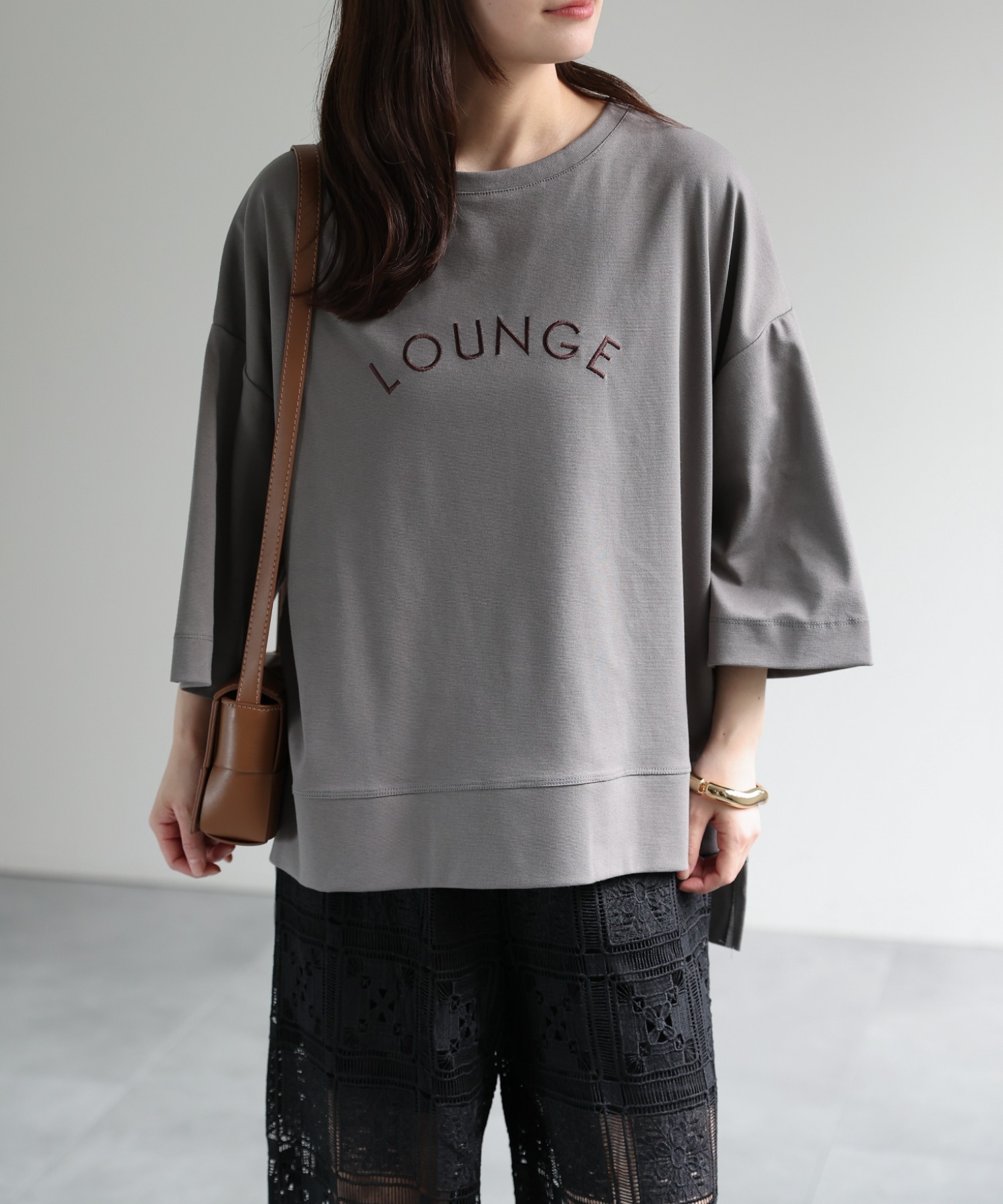 model：156cm 着用サイズ：FREE