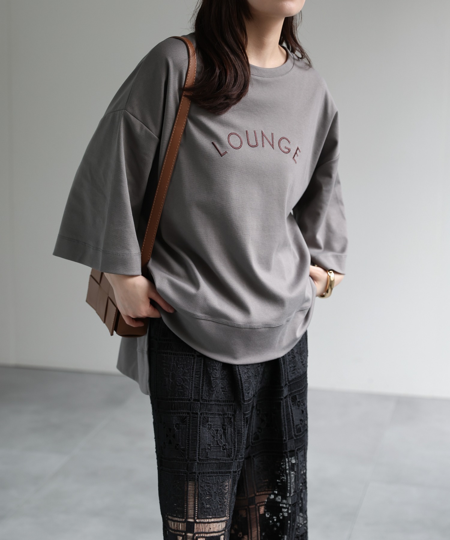 model：156cm 着用サイズ：FREE