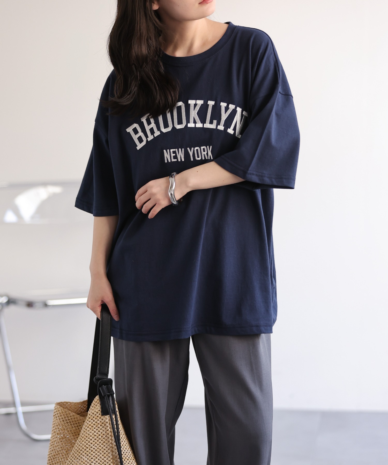 model：156cm 着用サイズ：FREE