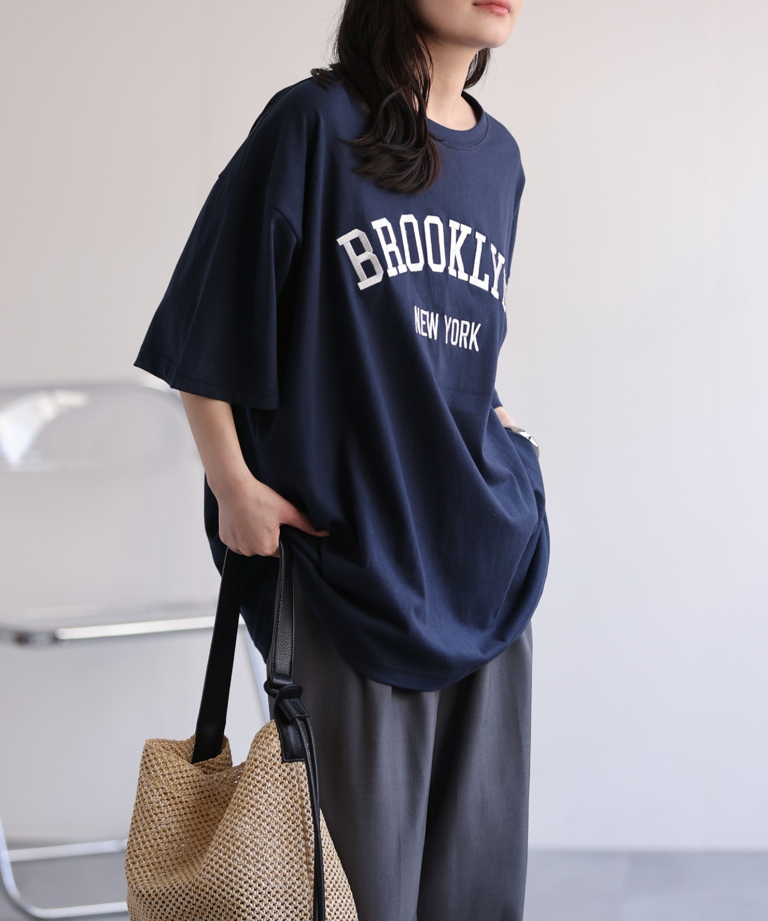 model：156cm 着用サイズ：FREE