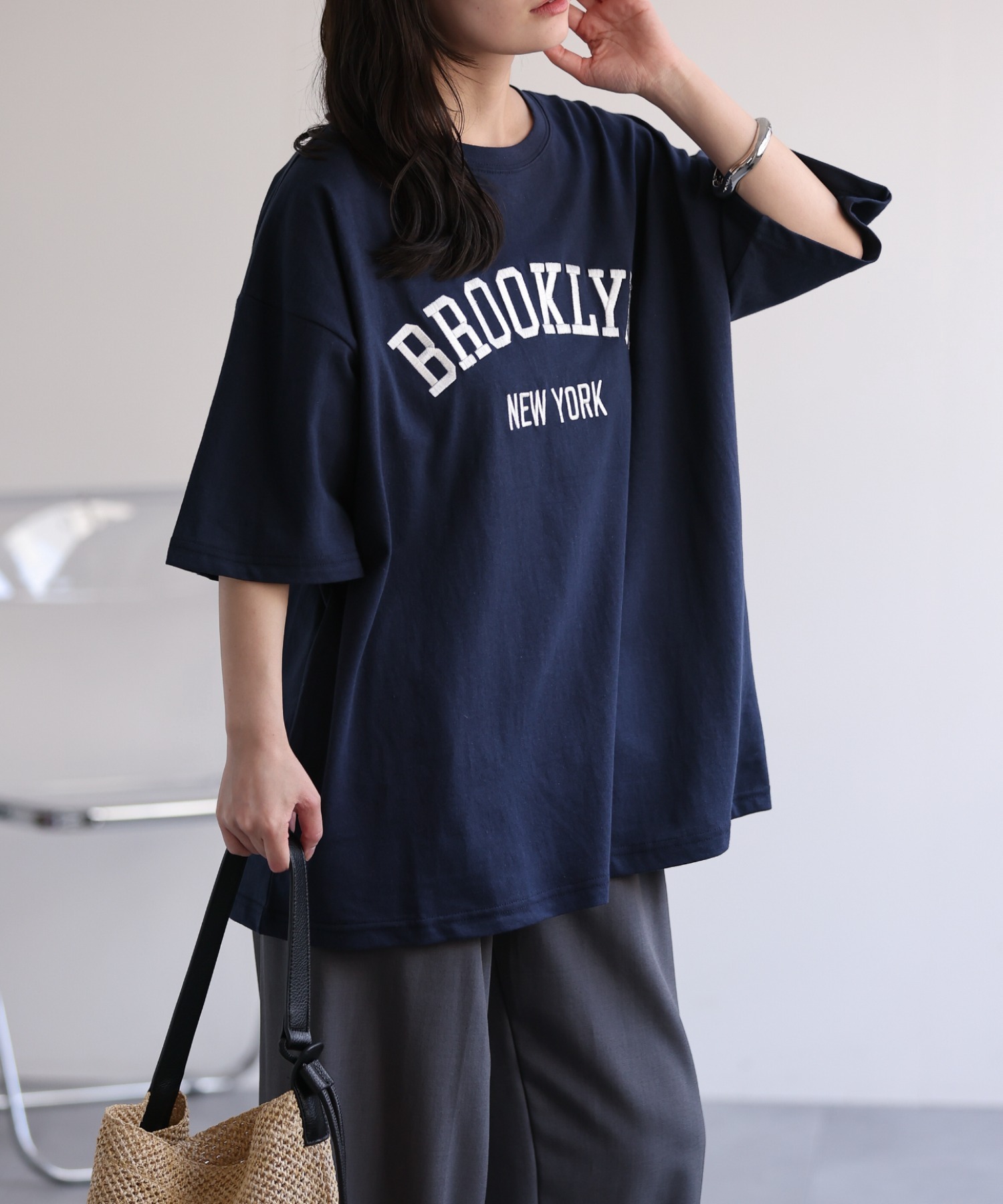 model：156cm 着用サイズ：FREE