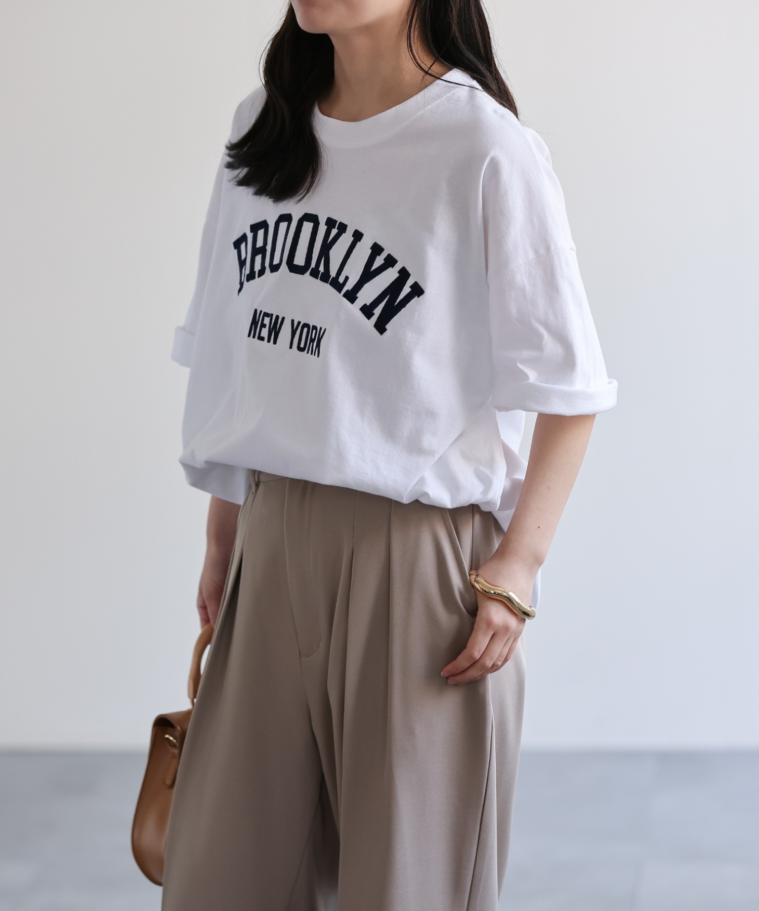 model：156cm 着用サイズ：FREE