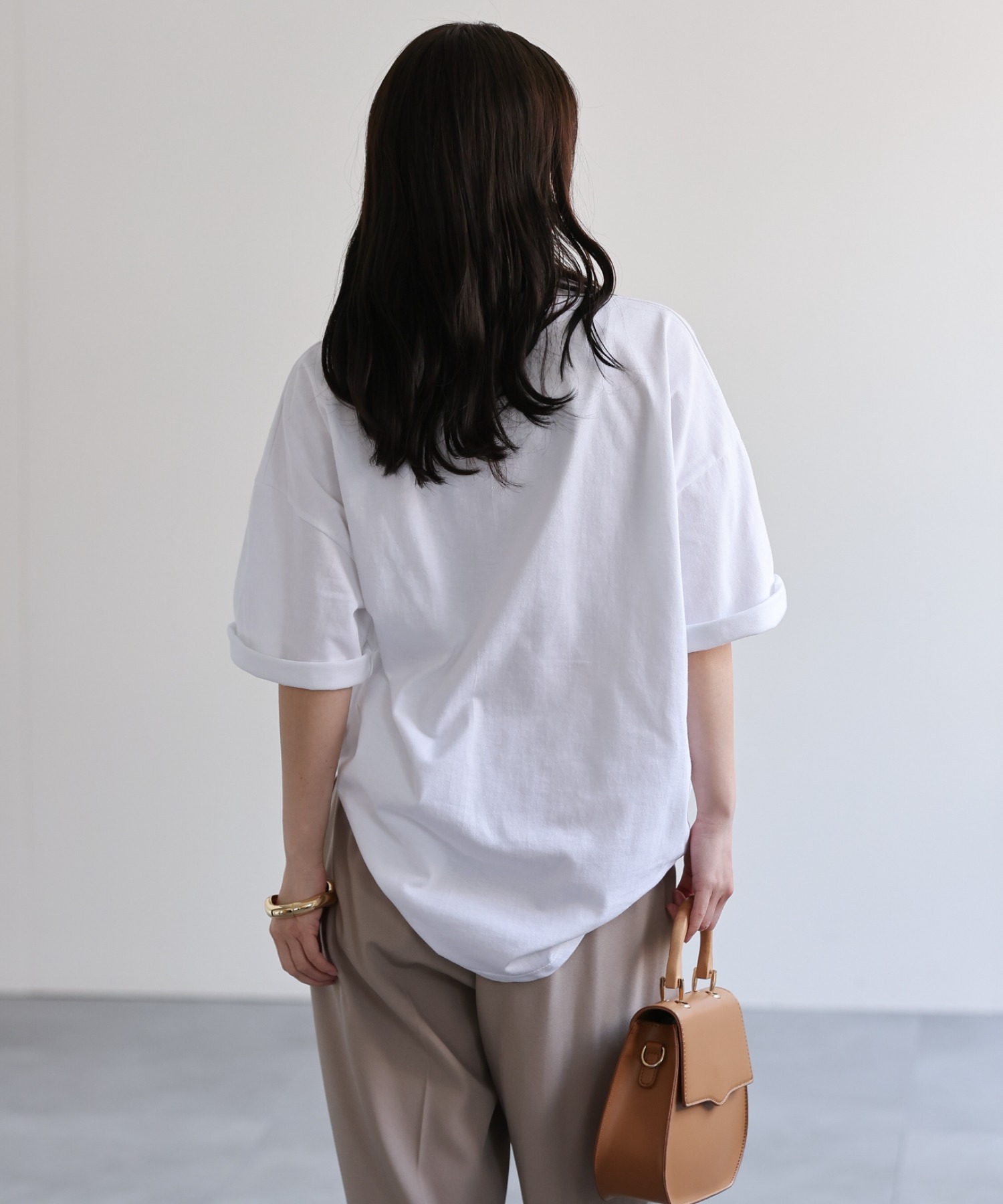 model：156cm 着用サイズ：FREE