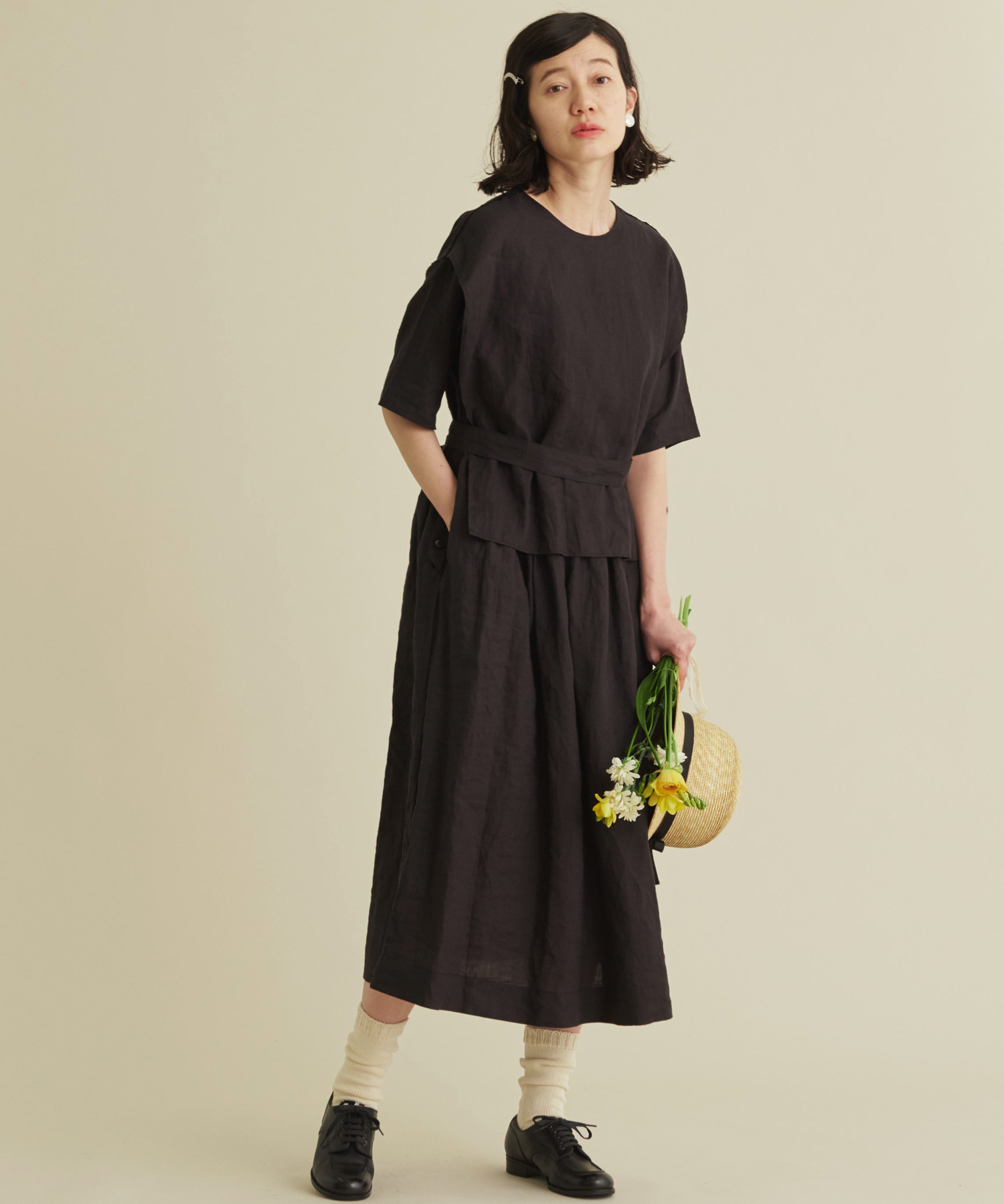 Malle Linen 超目玉 夏のおめかしワンピース