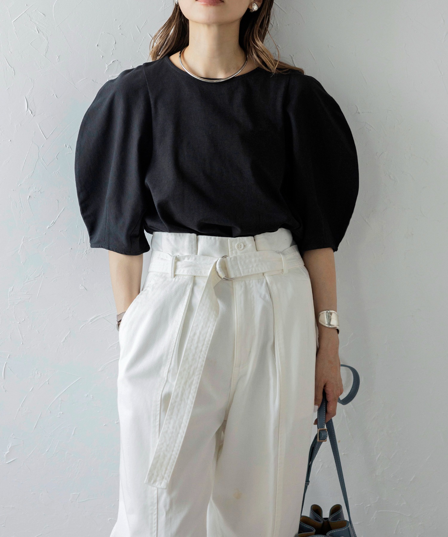 model：H165 着用サイズ：FREE