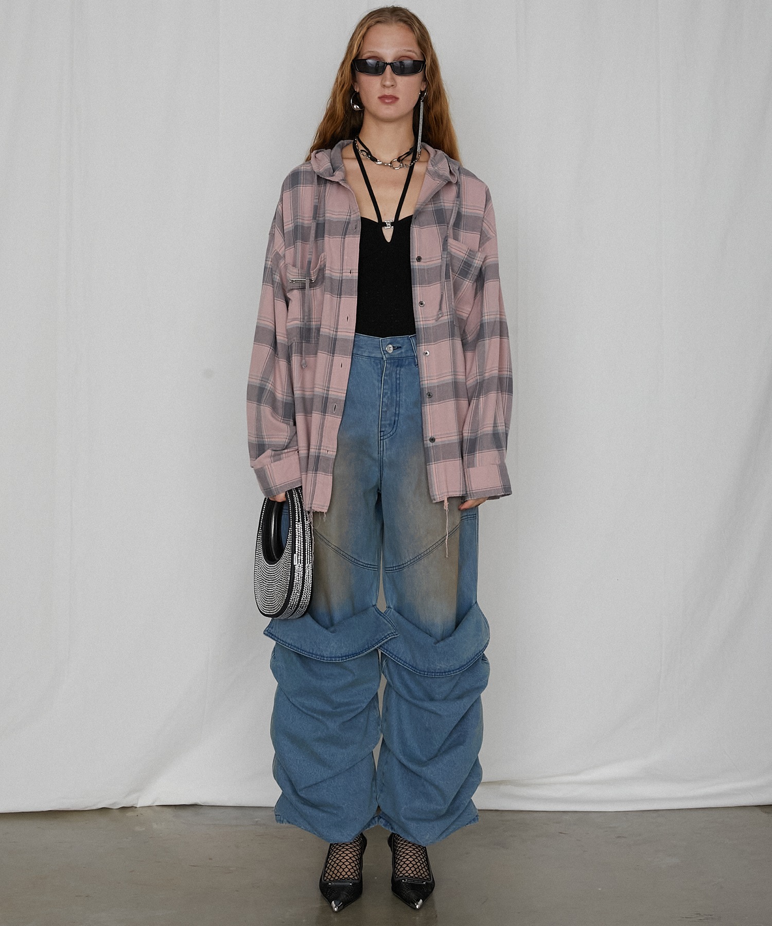 Pre-Order】アイレットニットボディスーツ / Eyelet Knit Bodysuit