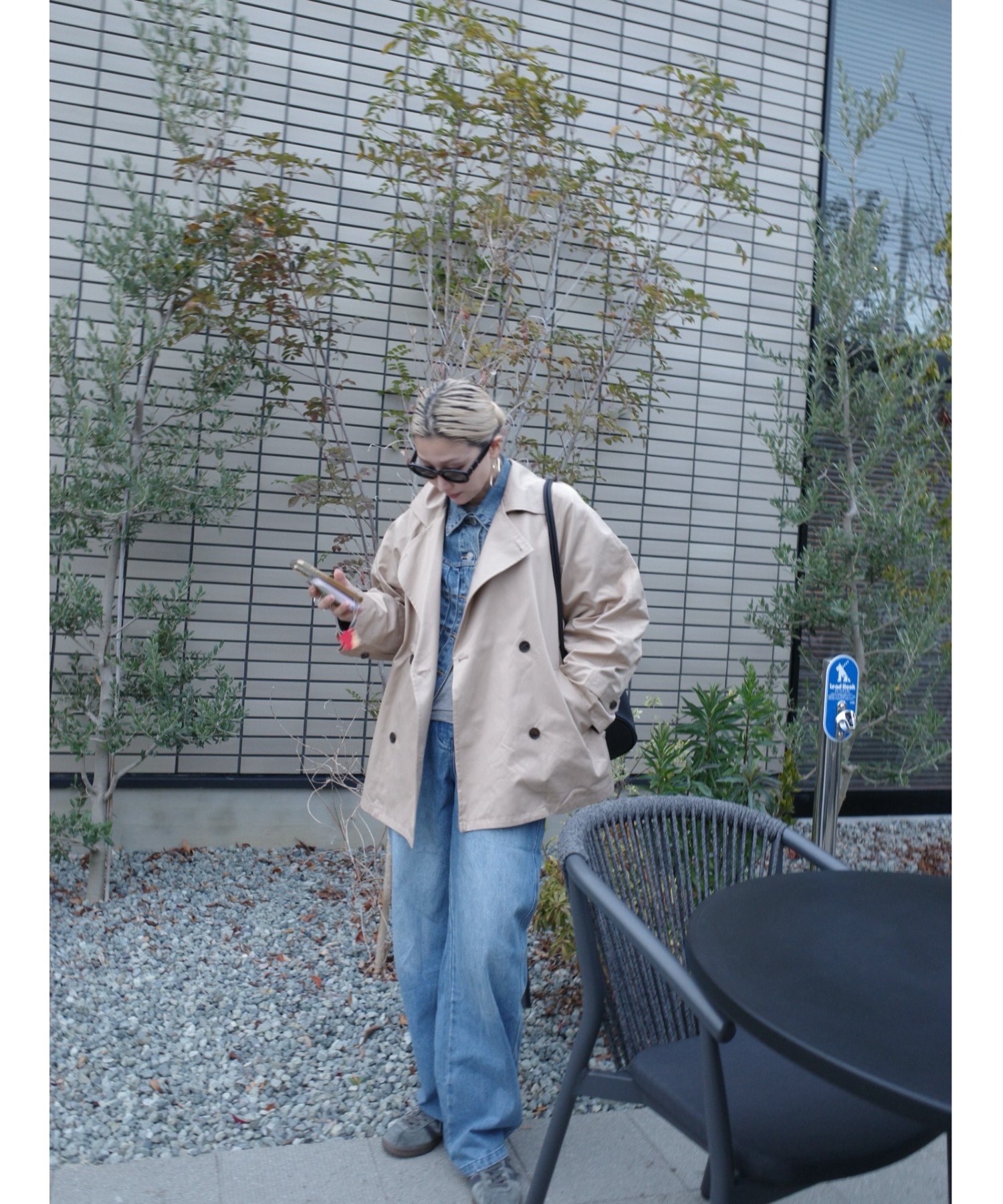 model：H163 着用サイズ：FREE