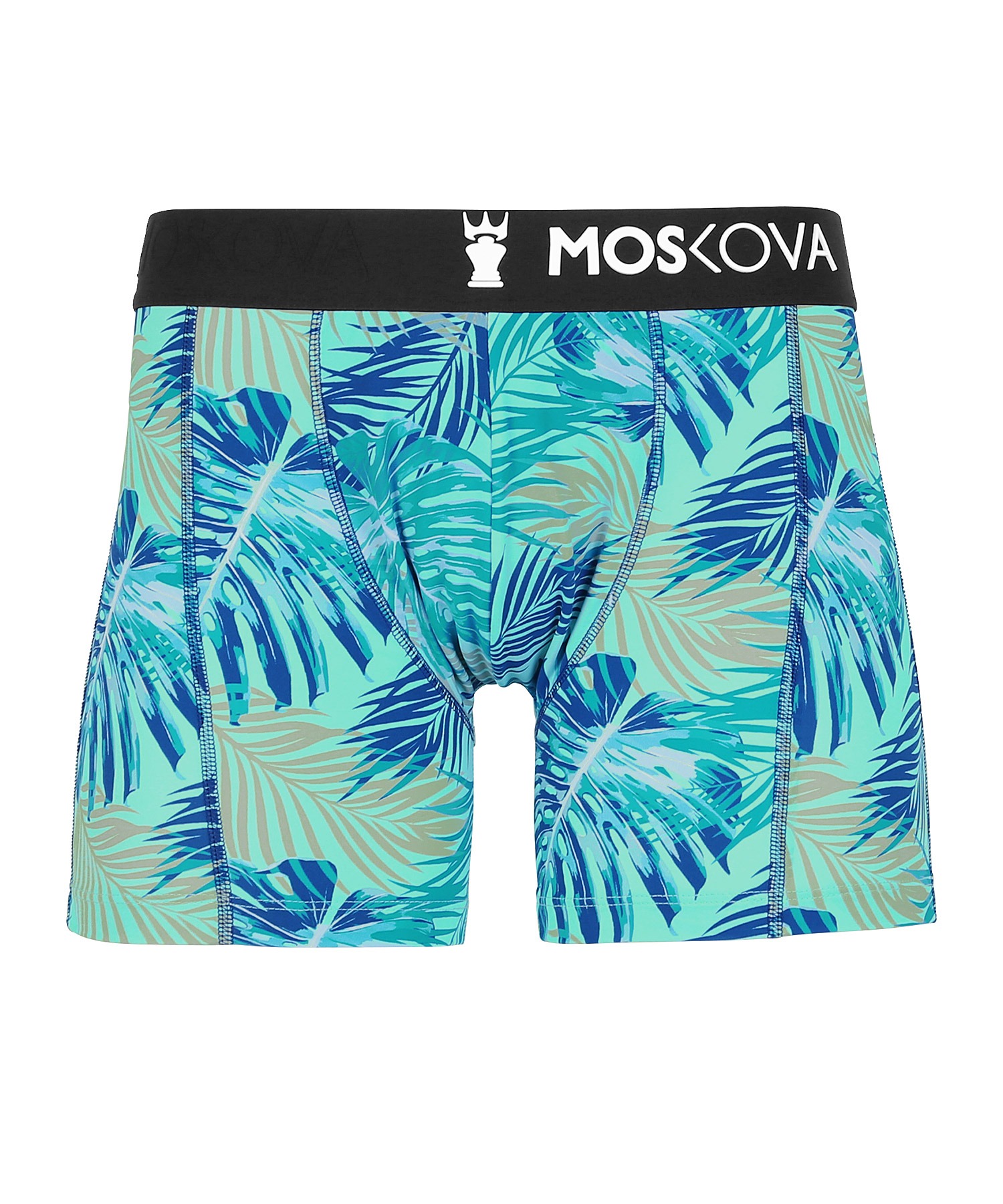 ボクサーパンツ メンズ 男性 下着 新作販売 モスコヴァ Moskova ロング アンダーウェア フード M2 フラワー Polyamide かっこいい 花柄 ロゴ ブランド