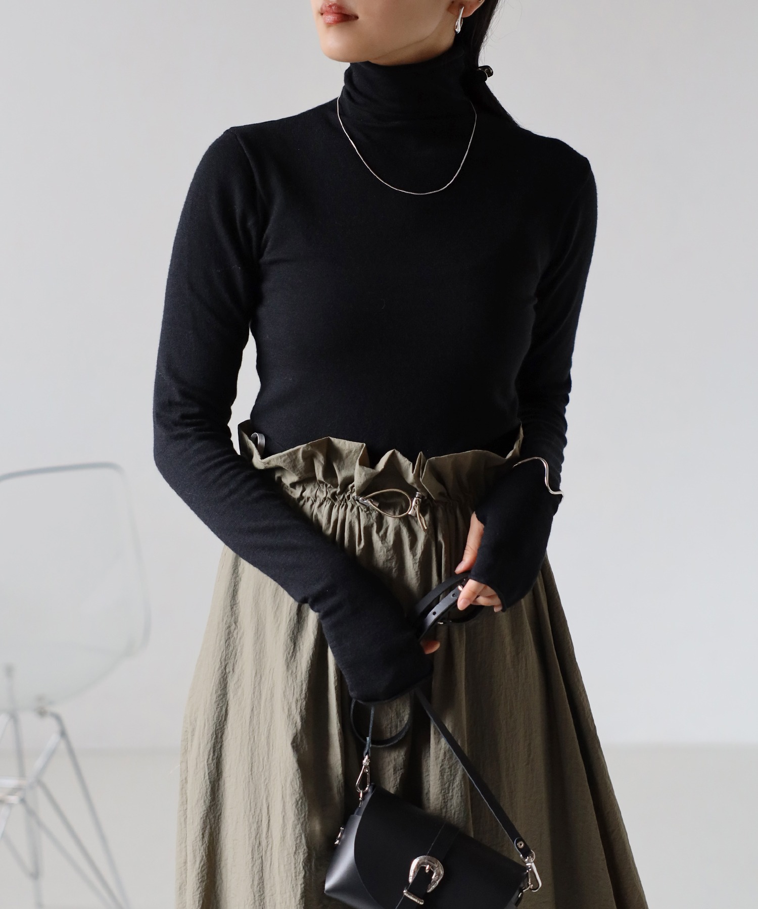 model：H158 着用サイズ：M
