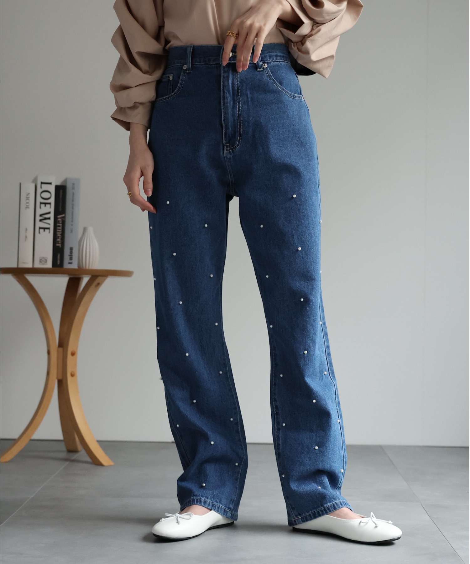 model：162cm 着用サイズ：L