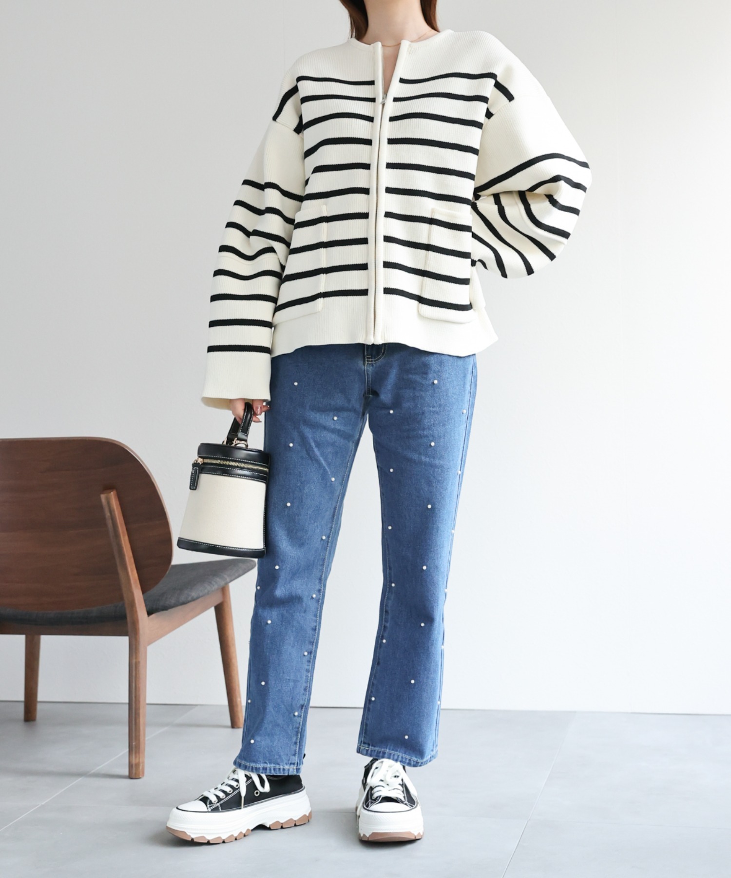 model：162cm 着用サイズ：M