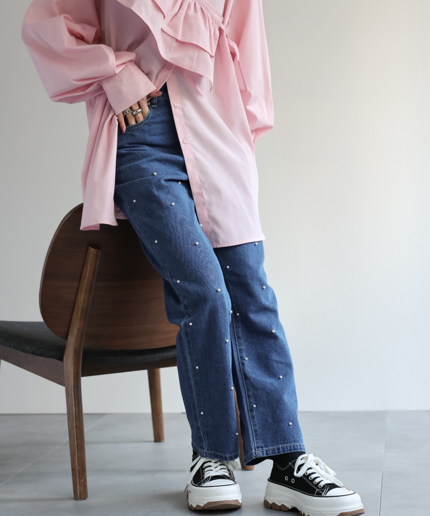 model：162cm 着用サイズ：M