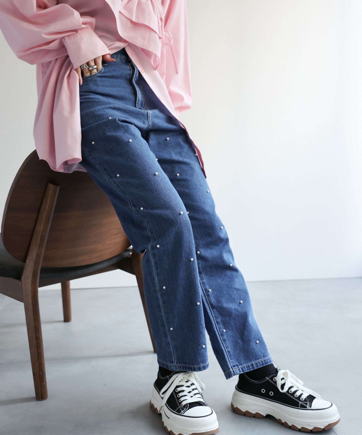 model：162cm 着用サイズ：M