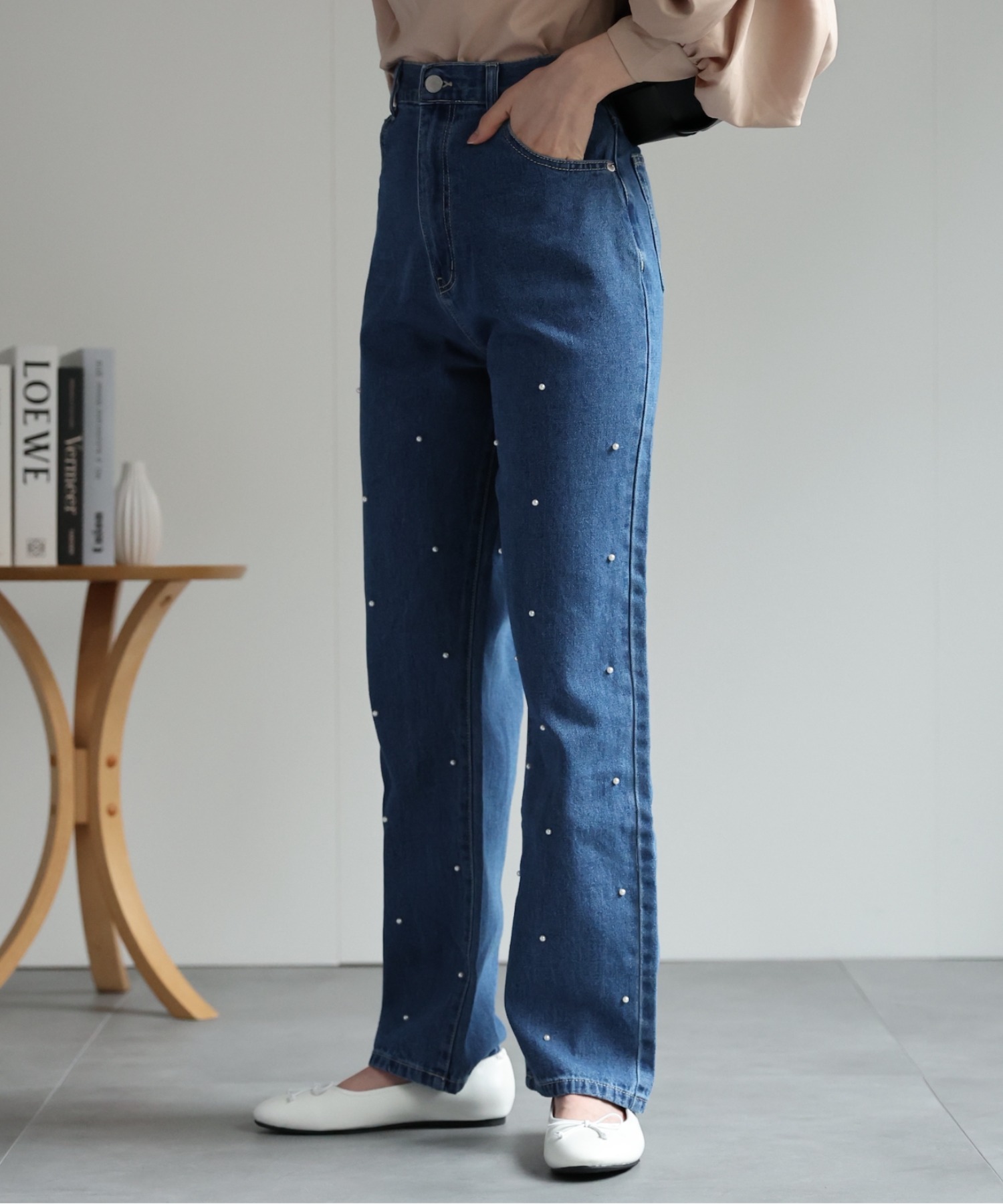 model：162cm 着用サイズ：L