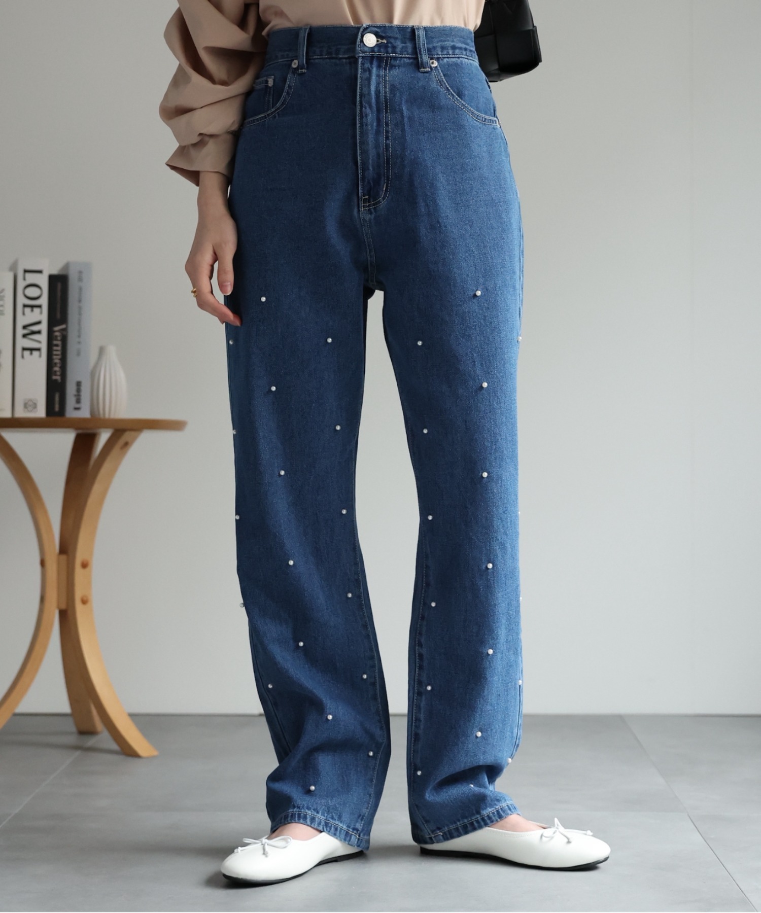 model：162cm 着用サイズ：L