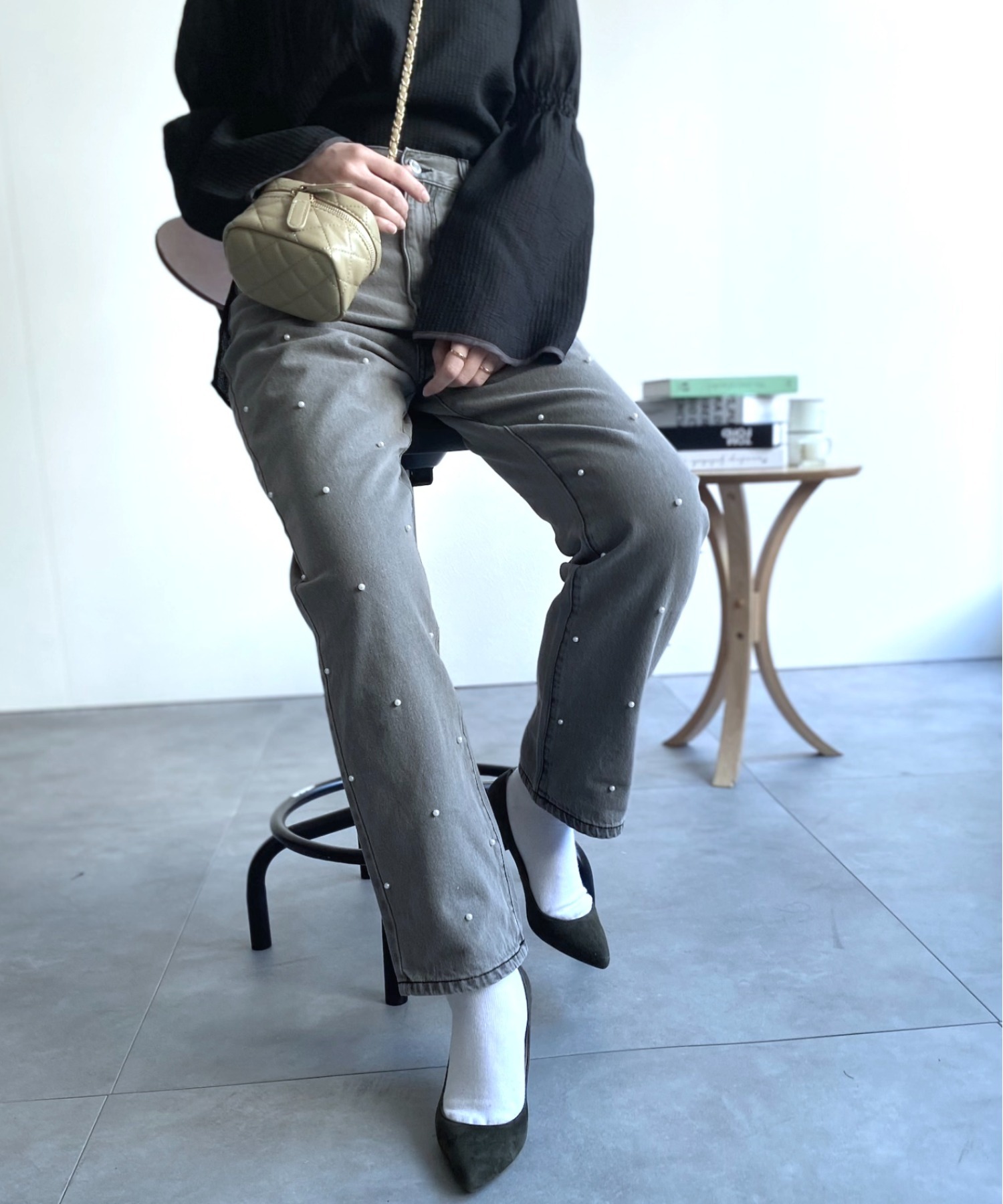 model：156cm 着用サイズ：M