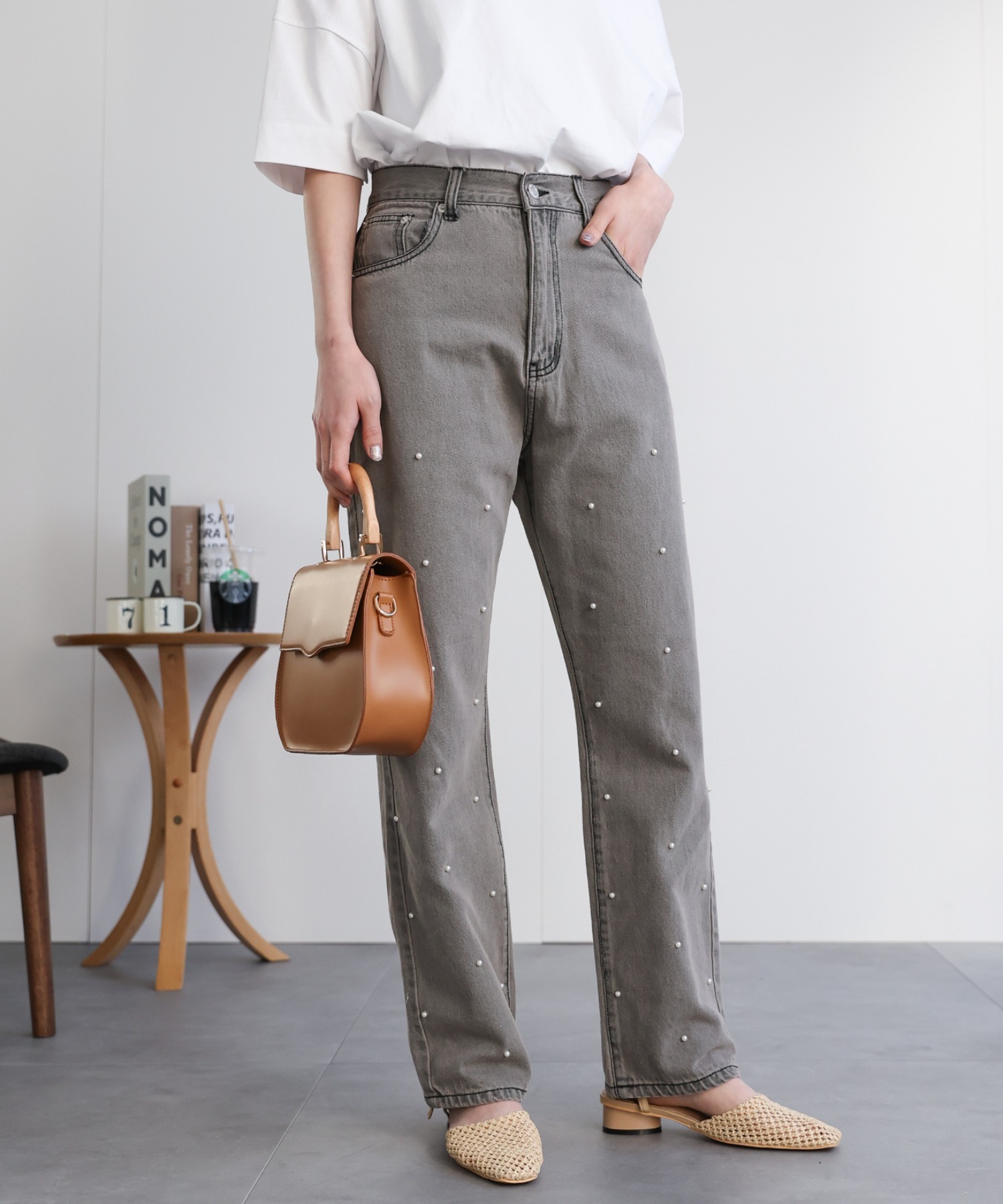 model：162cm 着用サイズ：L