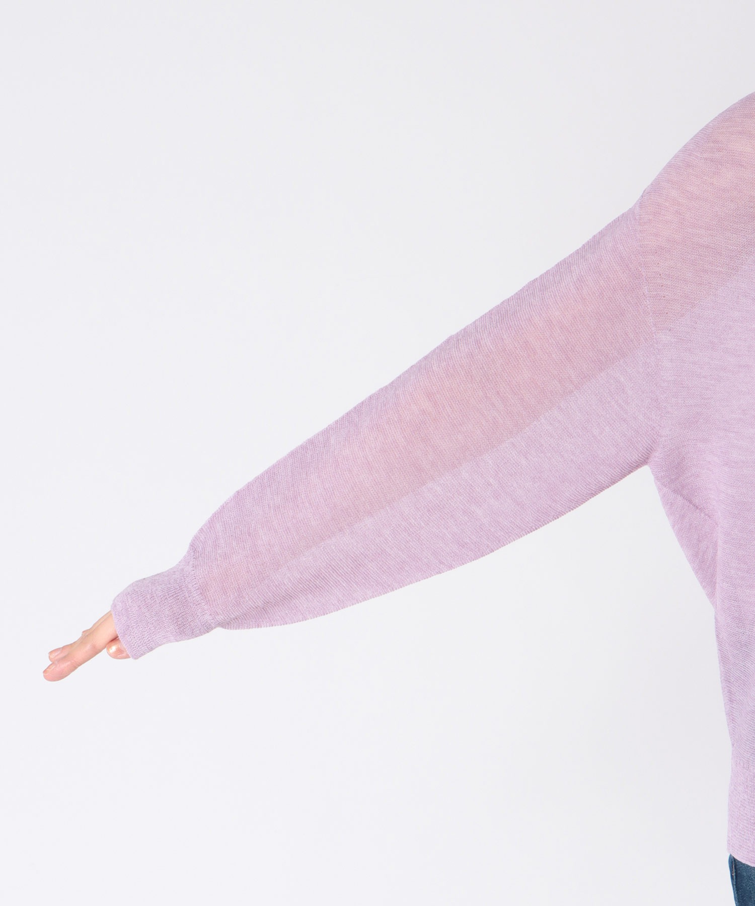 麻混ホールガーメントカーディガン