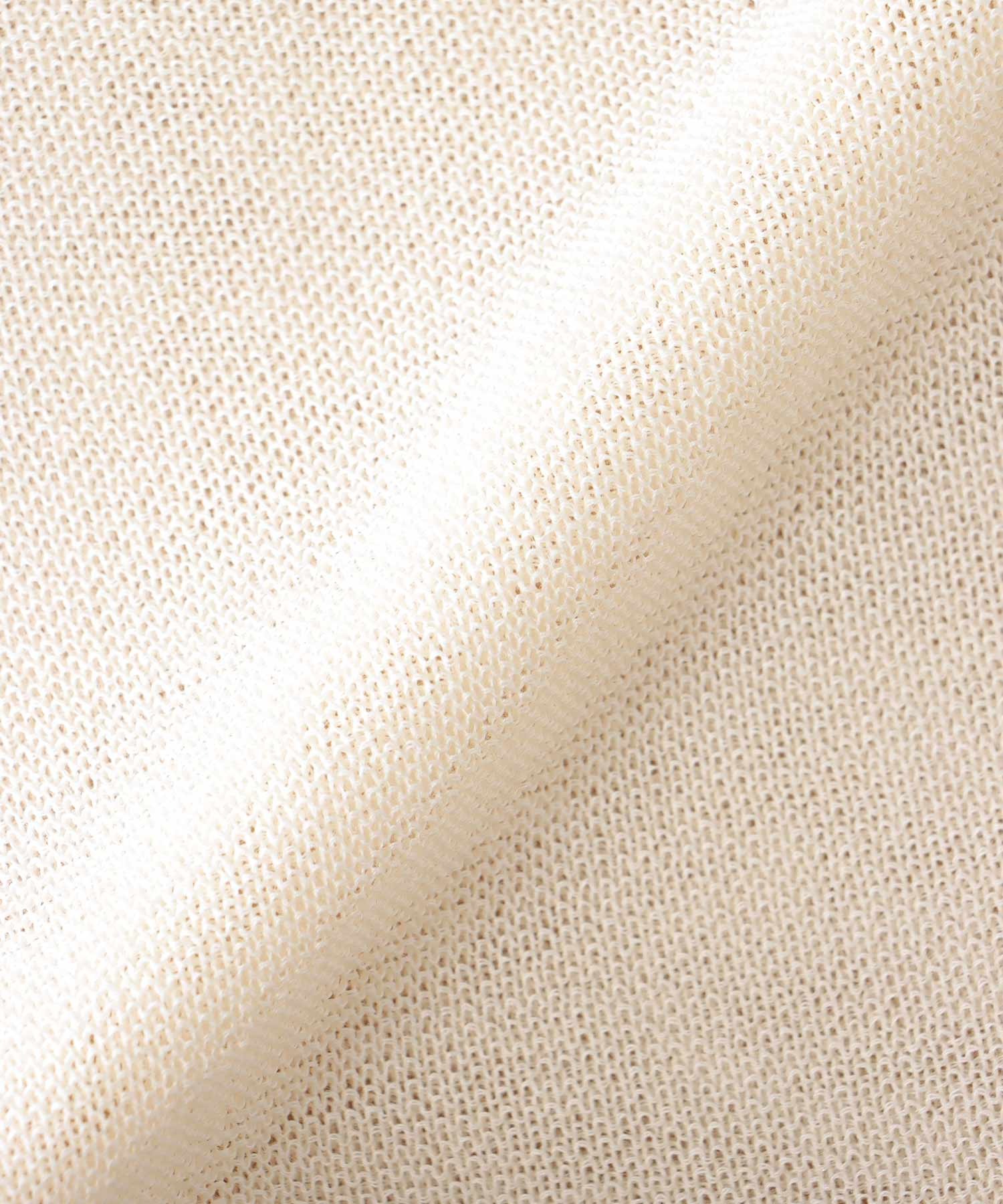 麻混ホールガーメントカーディガン