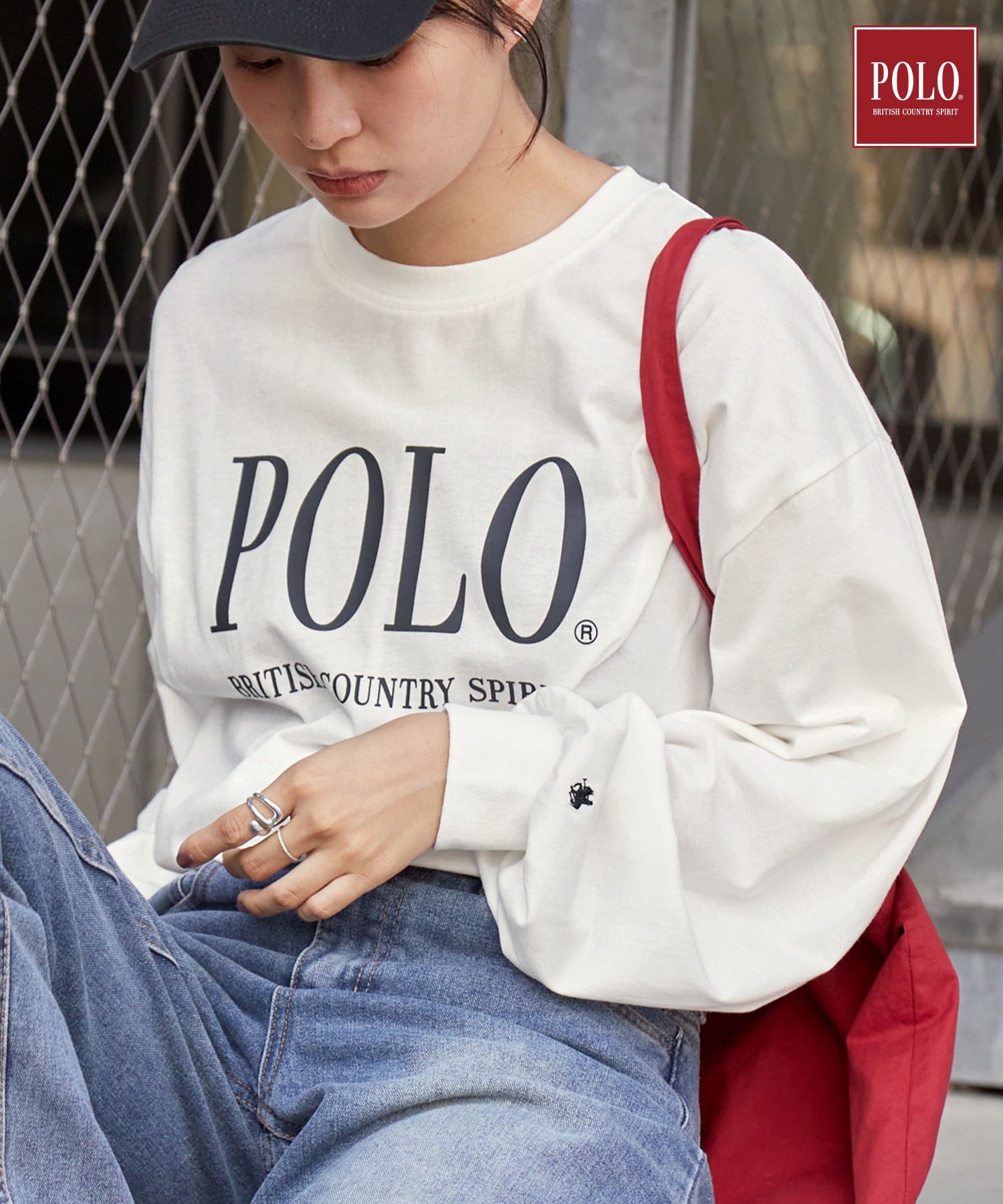 POLO BCS /ポロビーシーエス 別注 ワンポイント刺繍 クラシックロゴ 