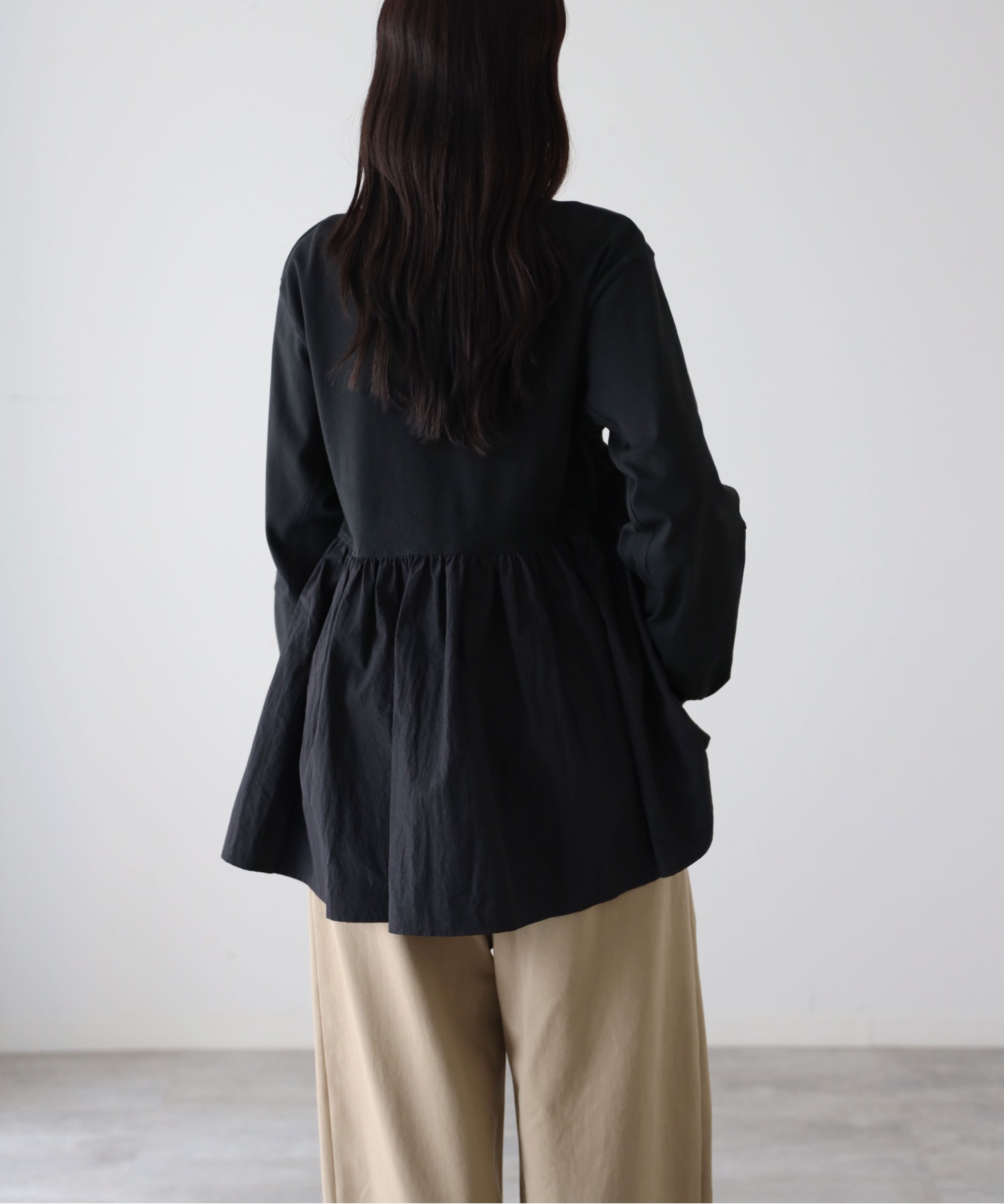 model：164cm. 着用サイズ：FREE