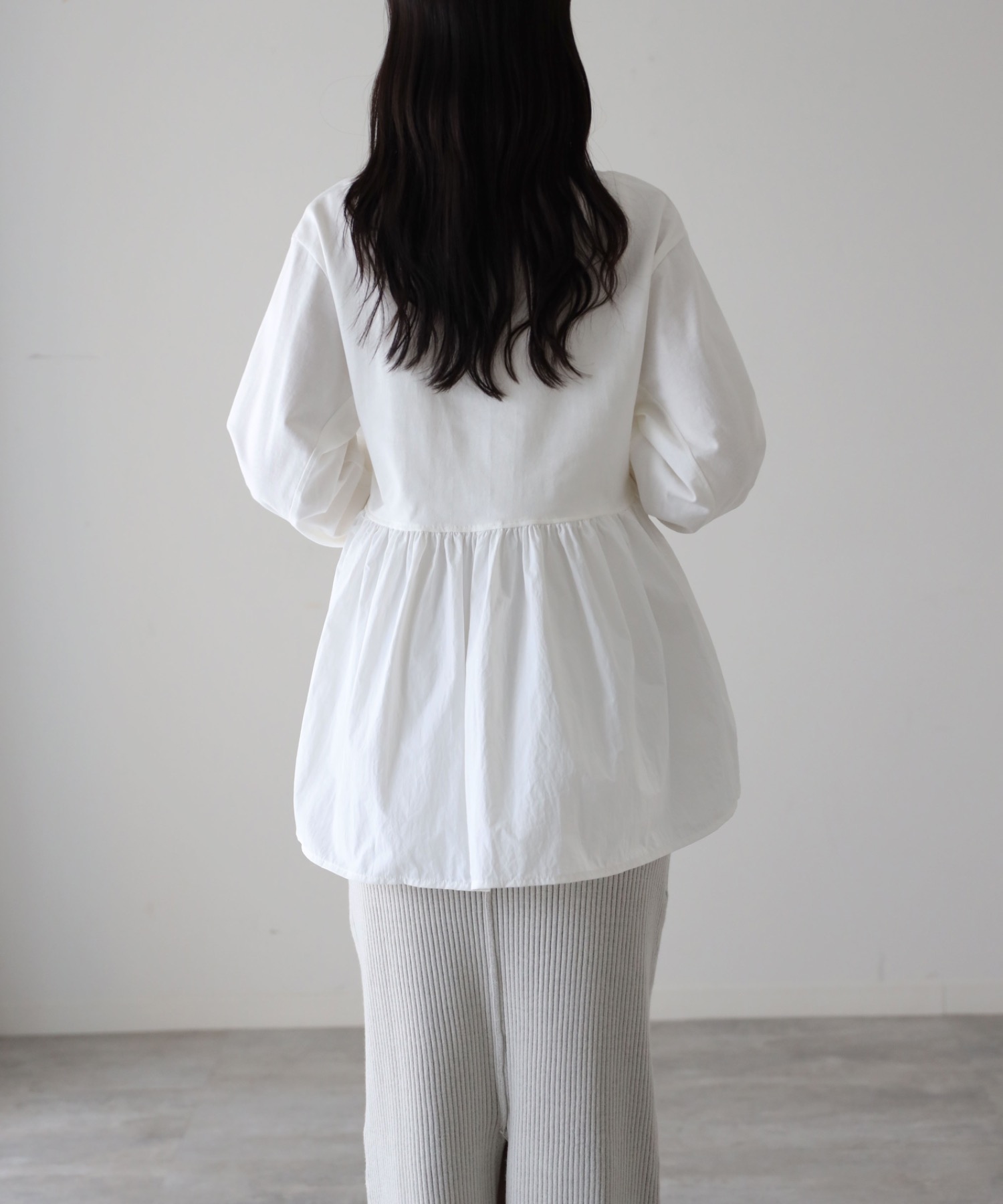 model：164cm. 着用サイズ：FREE
