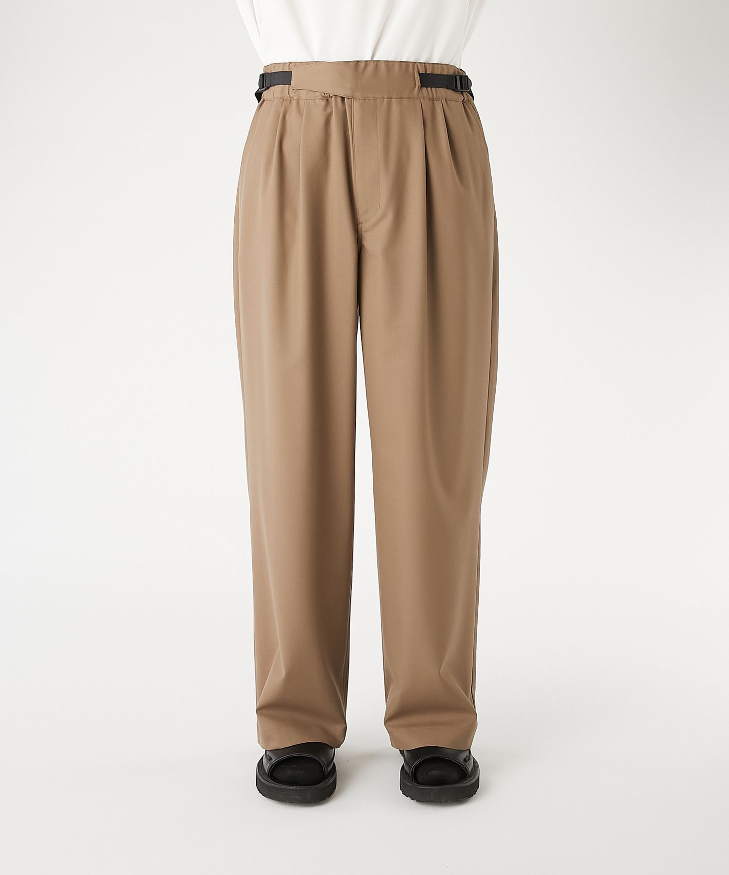 パンツ N.Hoolywood Tapered Easy Slacks khaki GURKHA EASY PANTS N.HOOLYWOOD COMPILE│N-HOOLYWOOD.COM