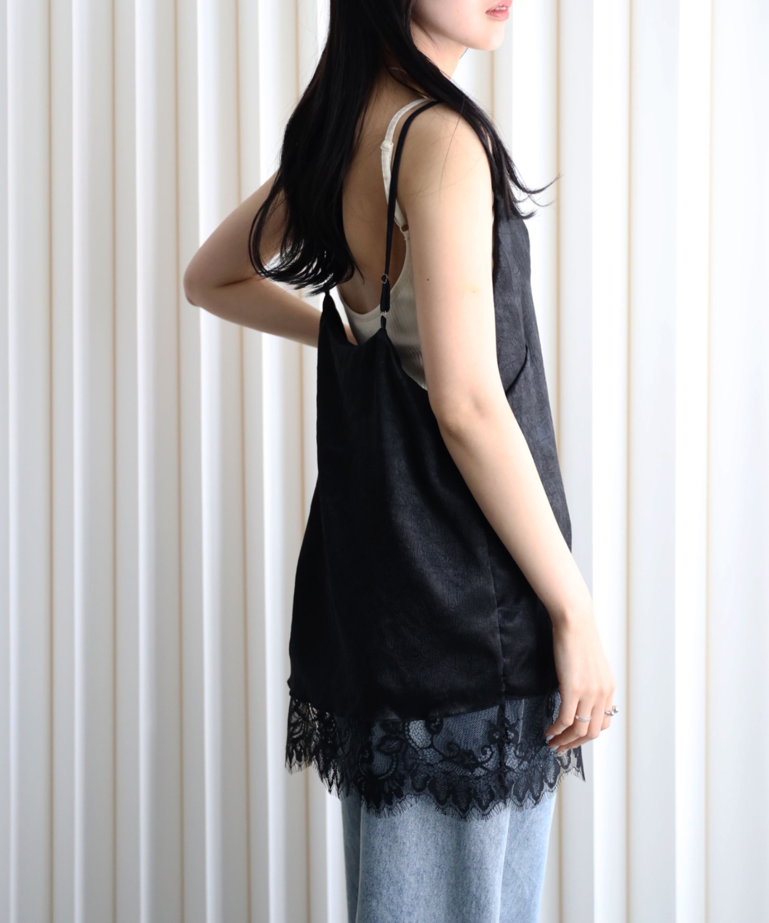 model：164cm. 着用サイズ：FREE