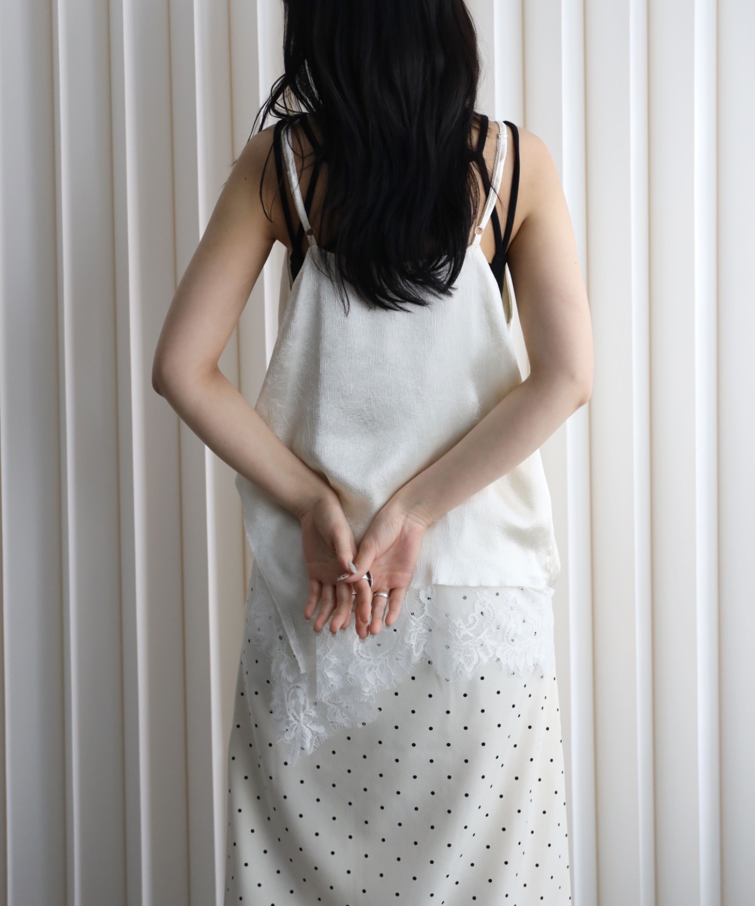 model：164cm. 着用サイズ：FREE