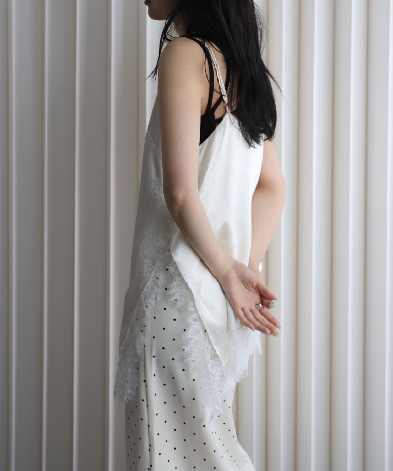 model：164cm. 着用サイズ：FREE