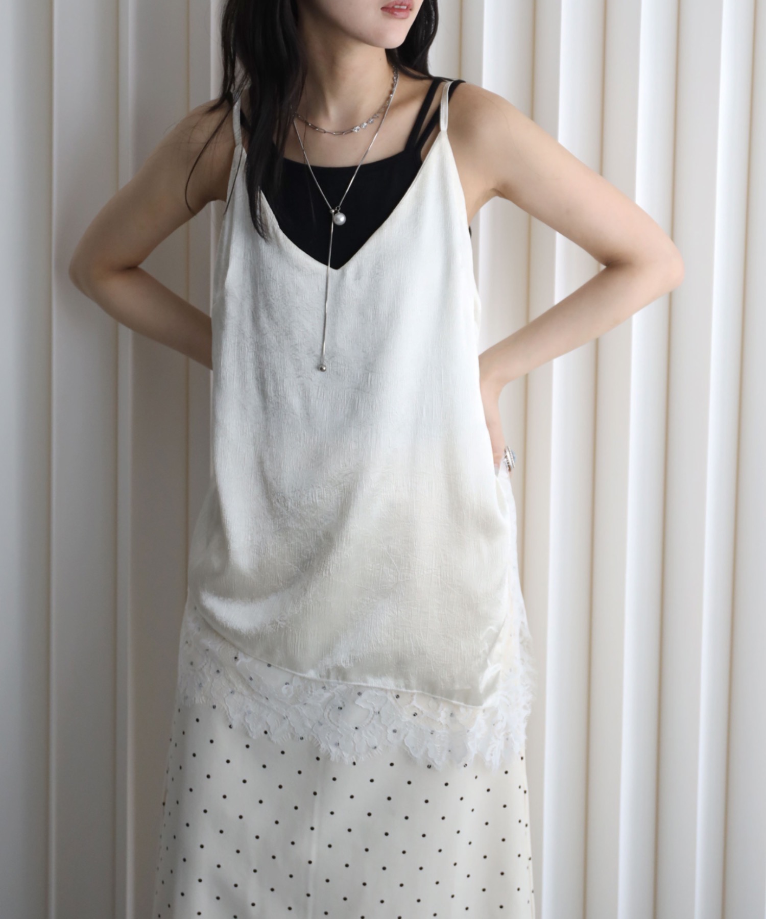 model：164cm. 着用サイズ：FREE