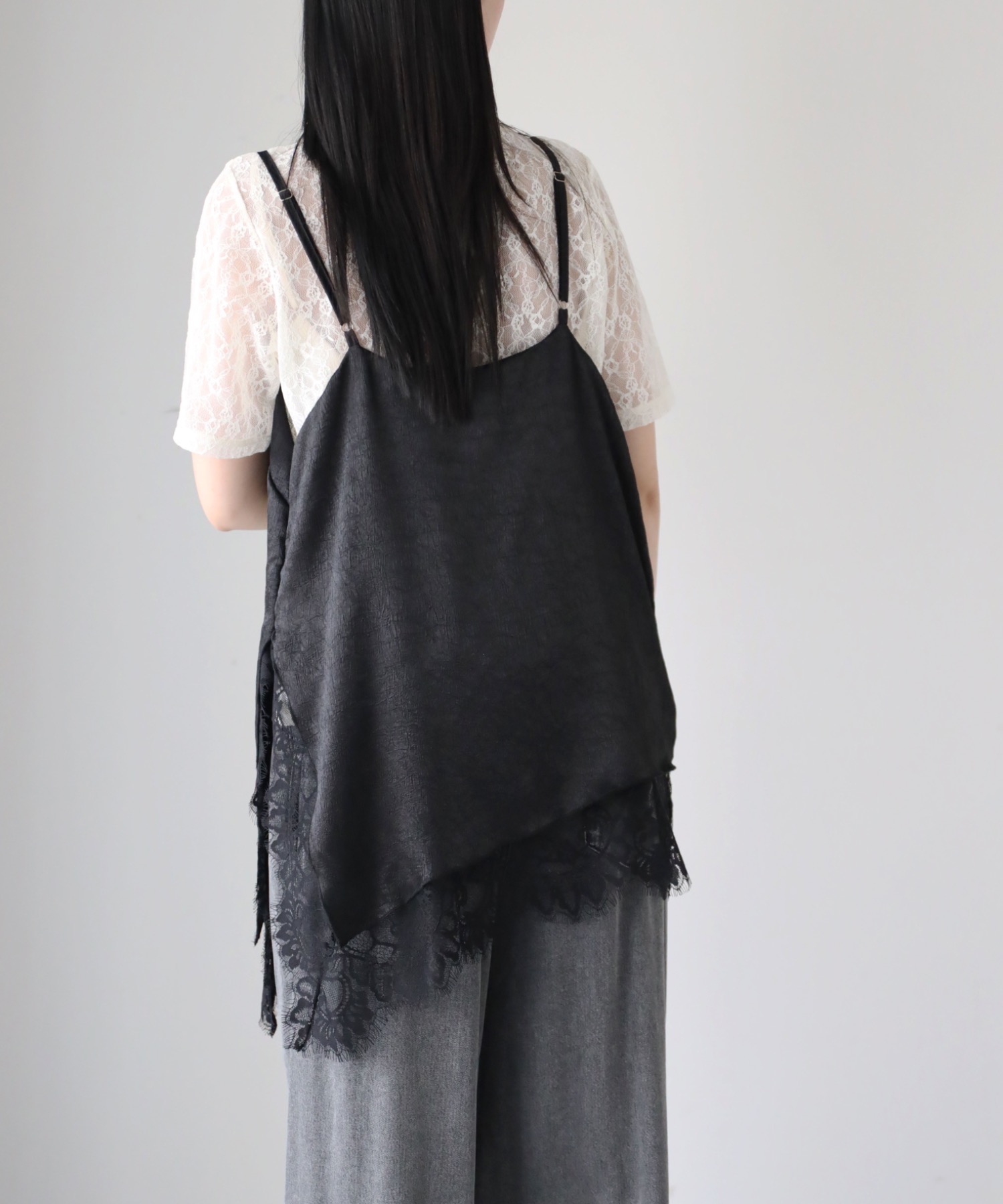 model：164cm. 着用サイズ：FREE