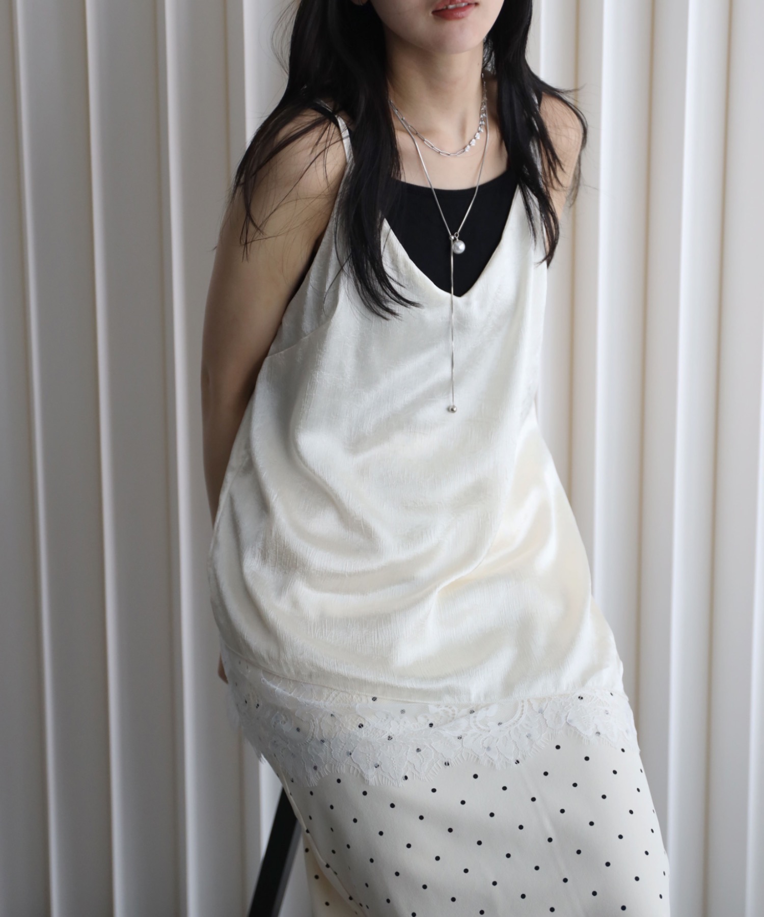 model：164cm. 着用サイズ：FREE