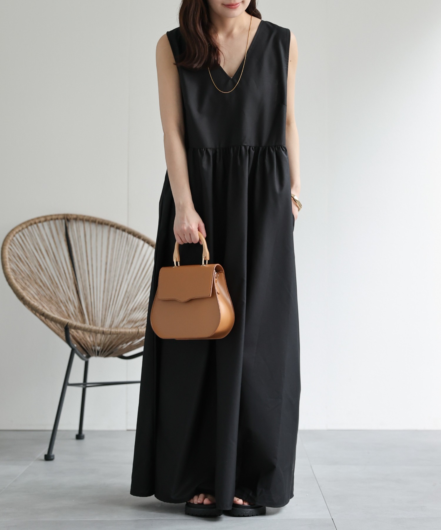 model：156cm 着用サイズ：FREE